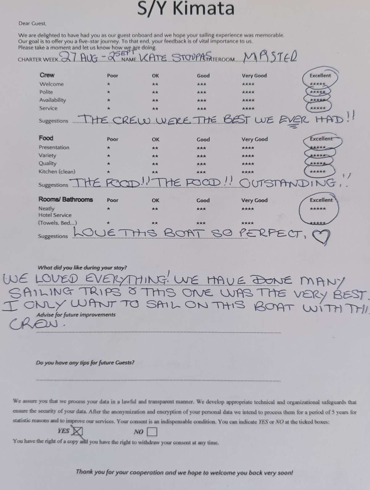 KIMATA guest review