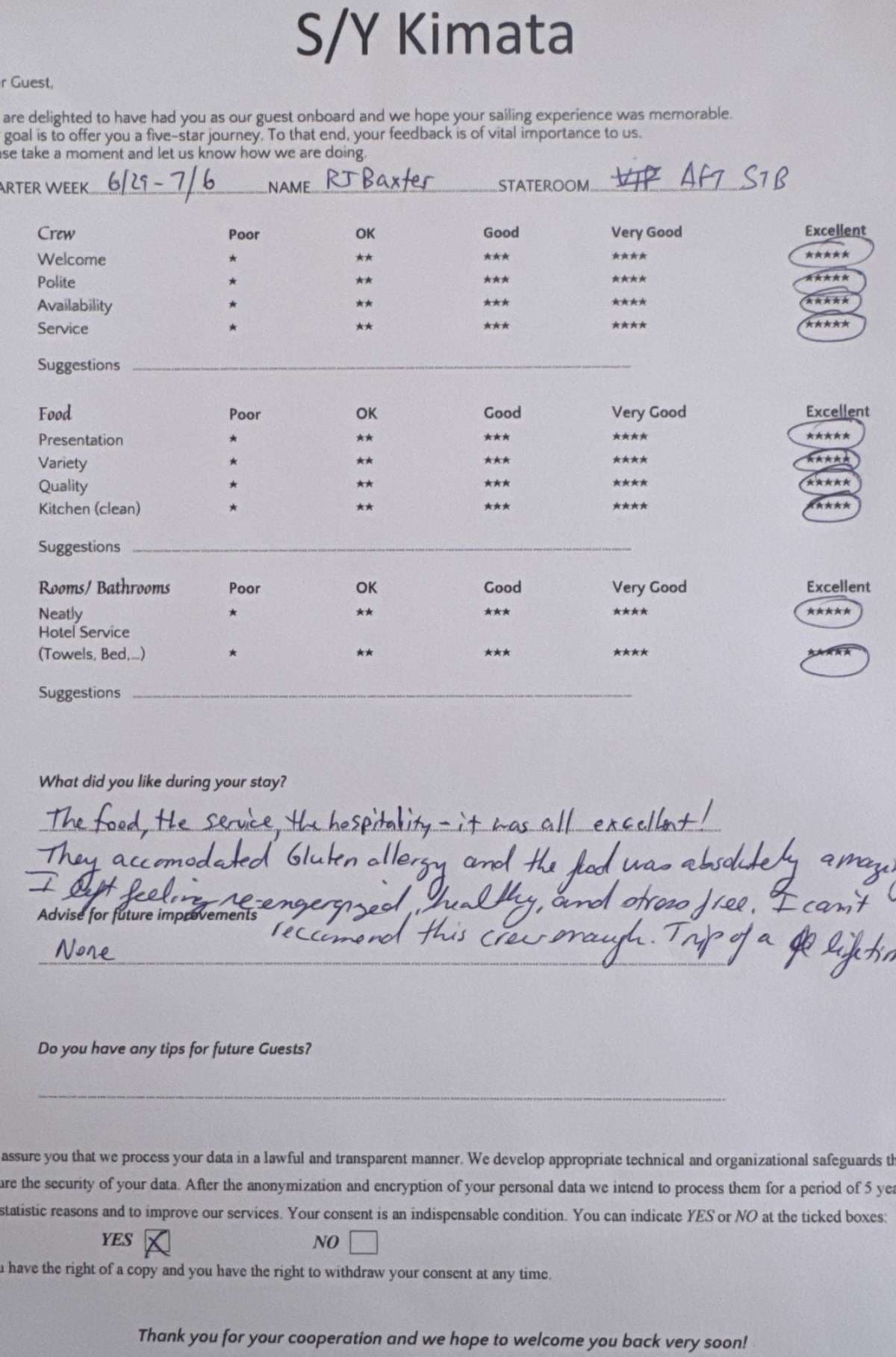 KIMATA guest review