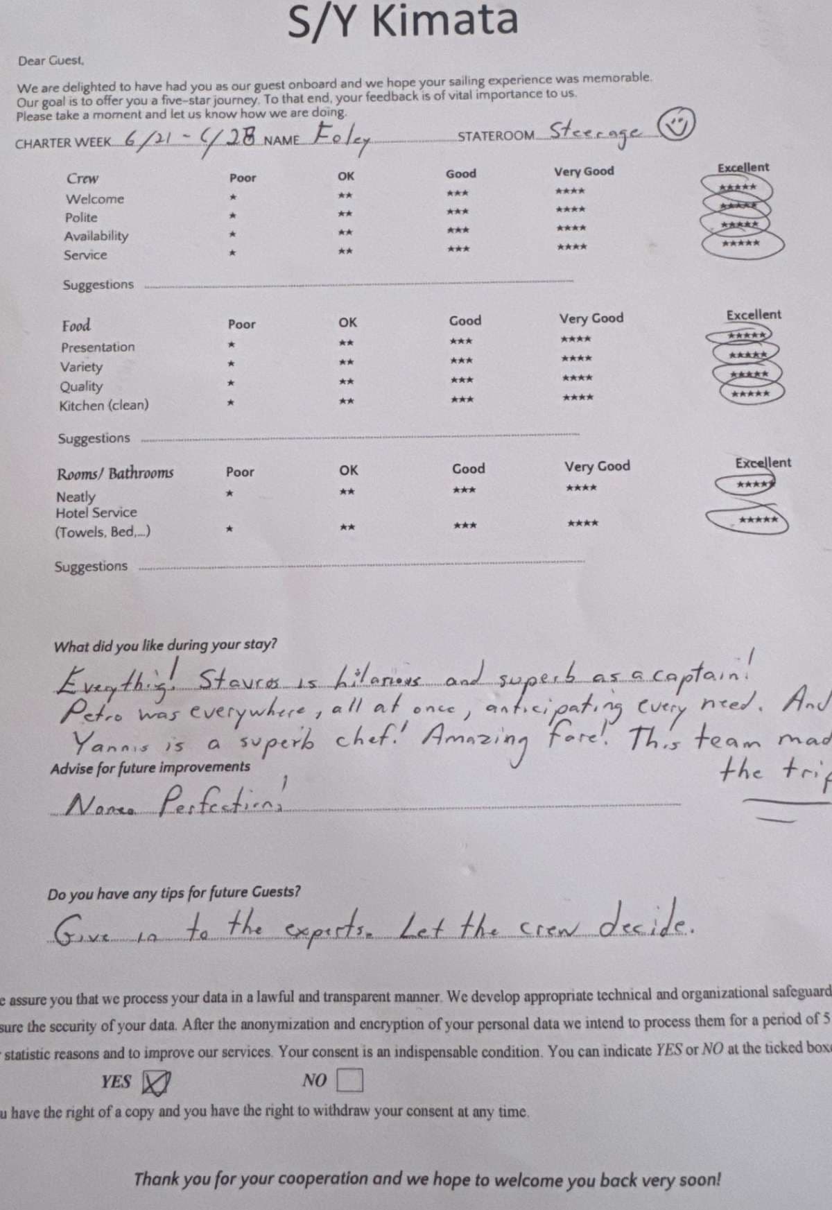 KIMATA guest review