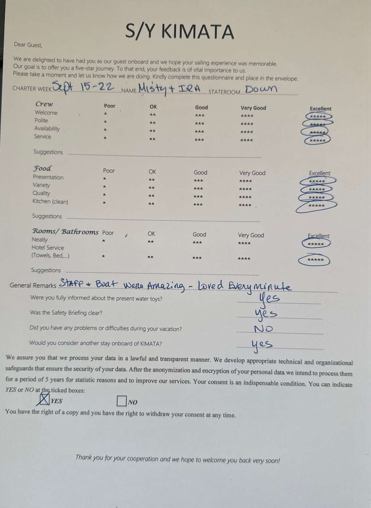 KIMATA guest review