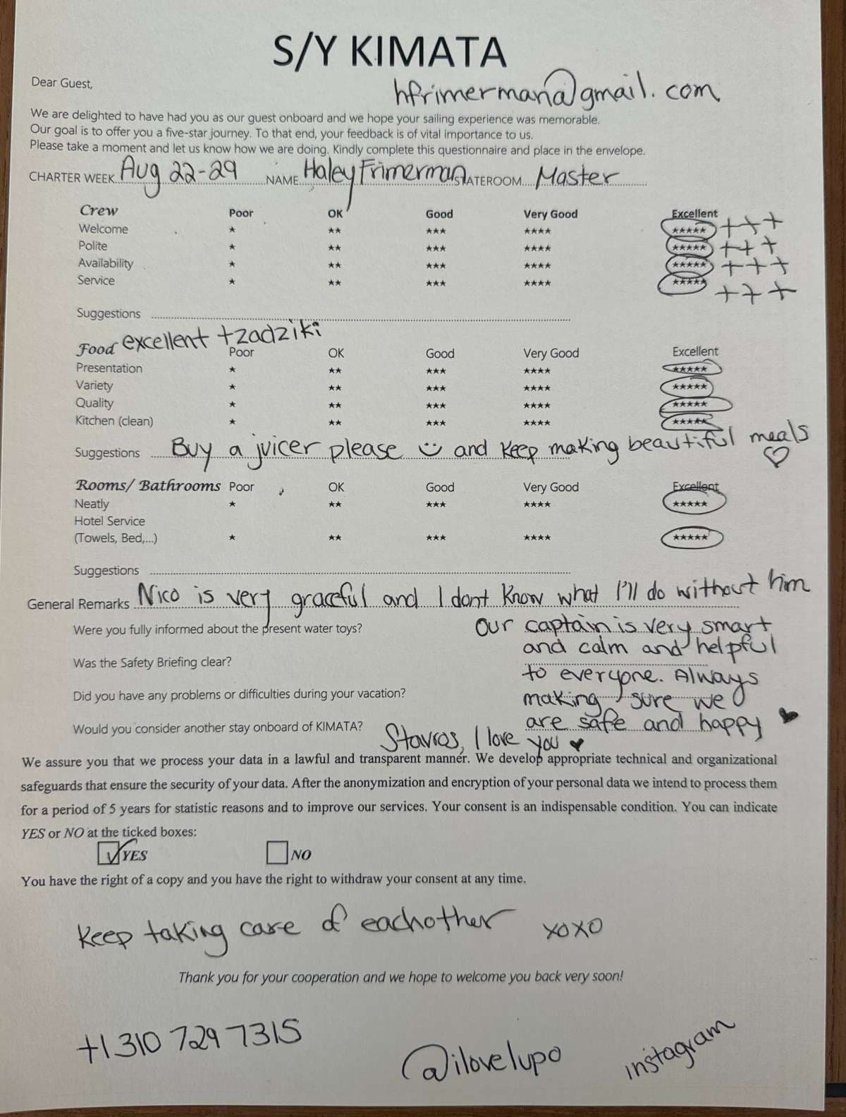 KIMATA guest review