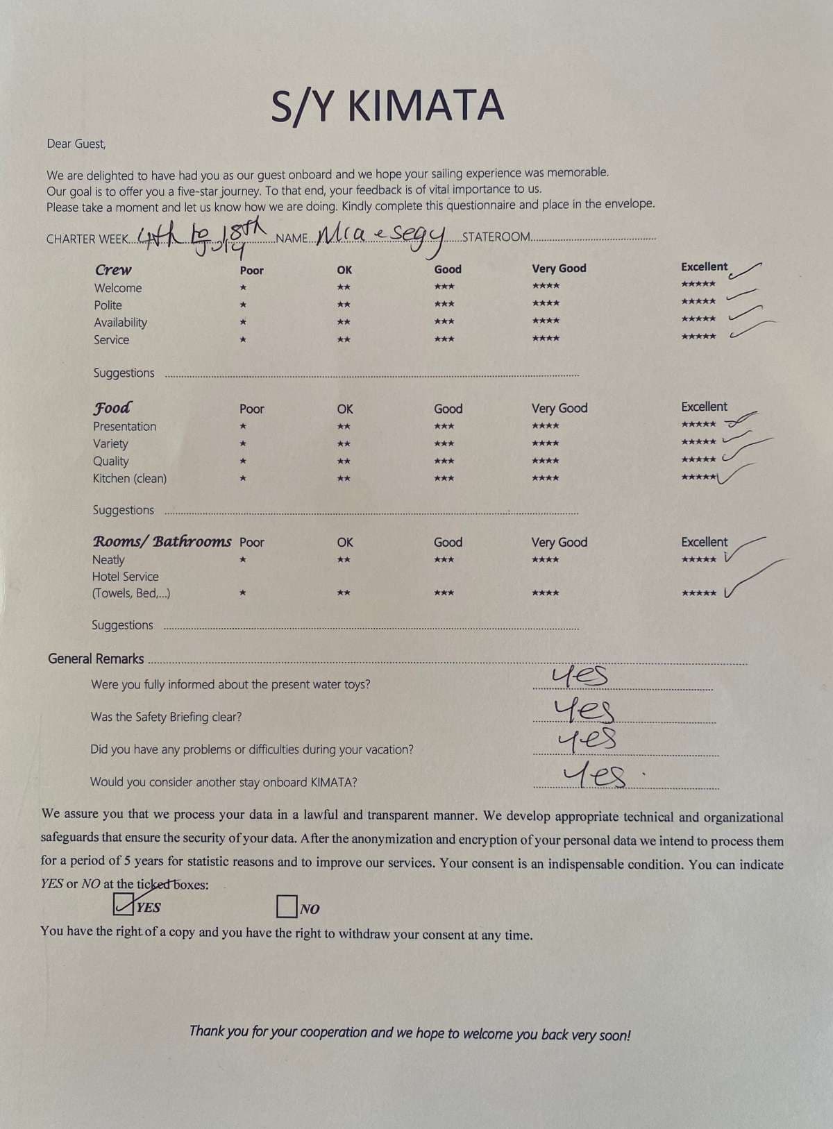 KIMATA guest review