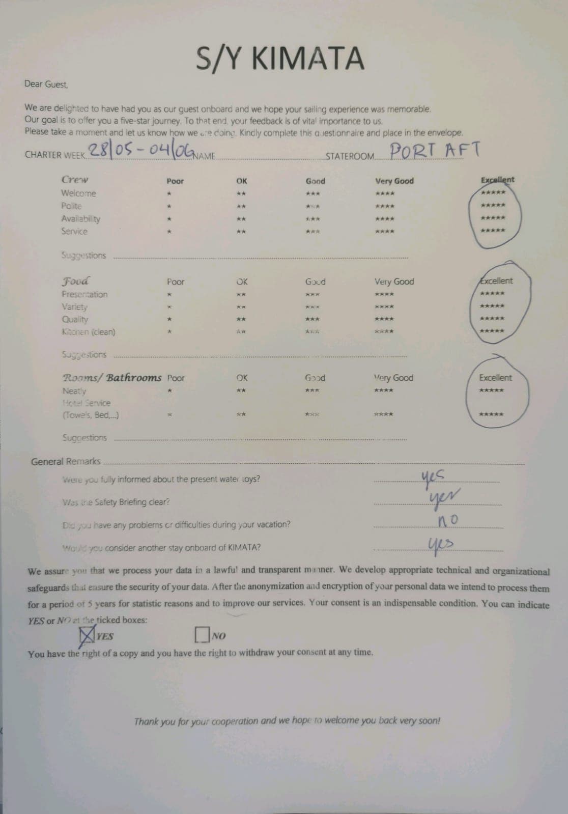 KIMATA guest review