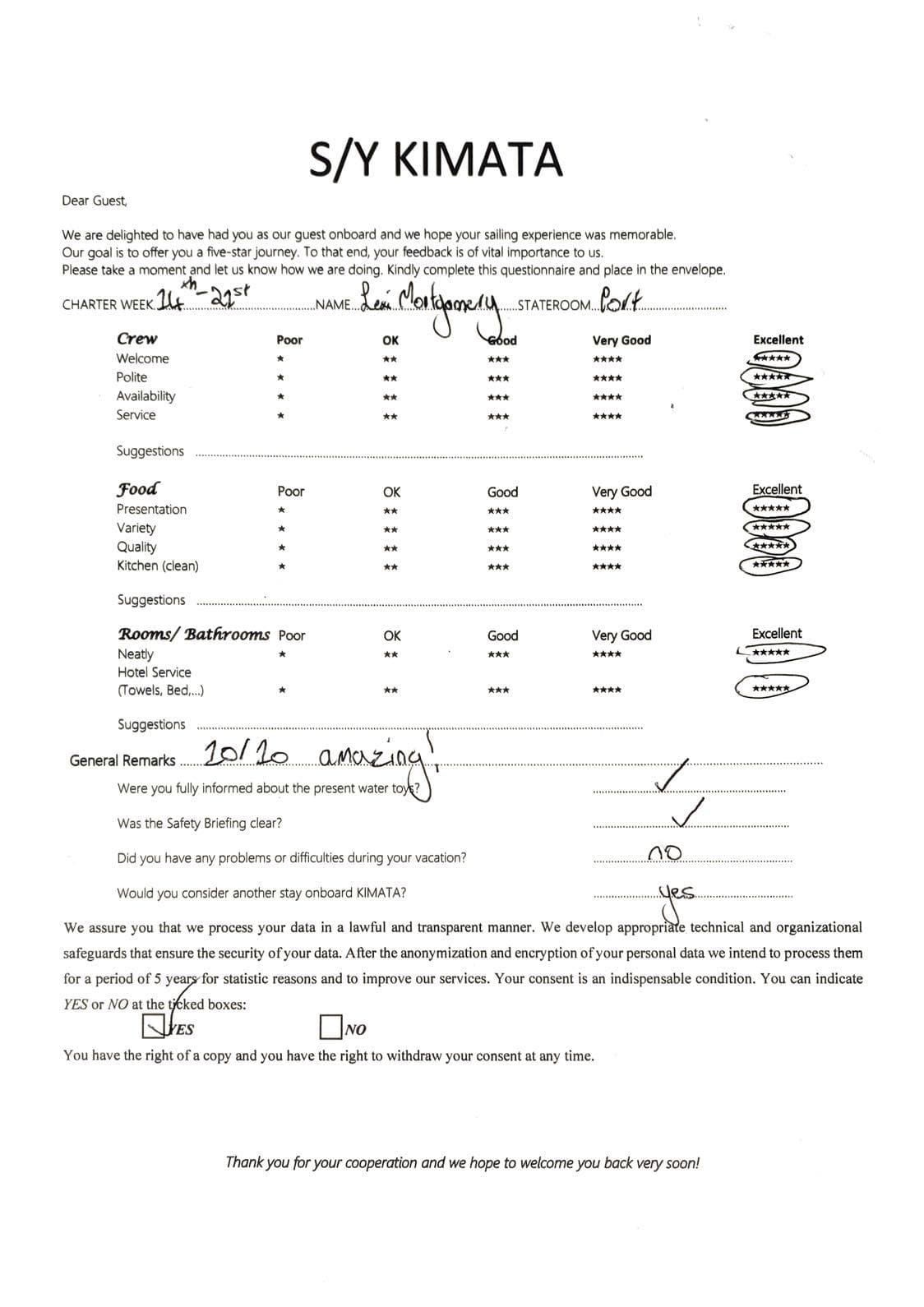 KIMATA guest review