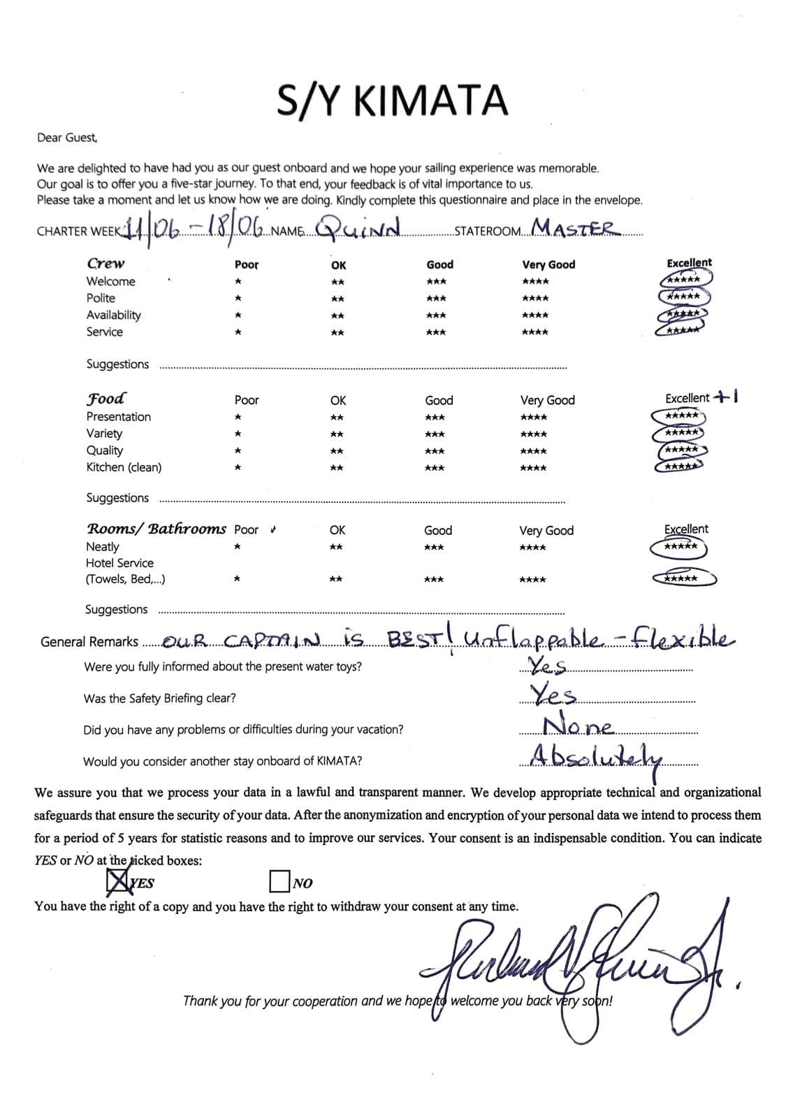 KIMATA guest review