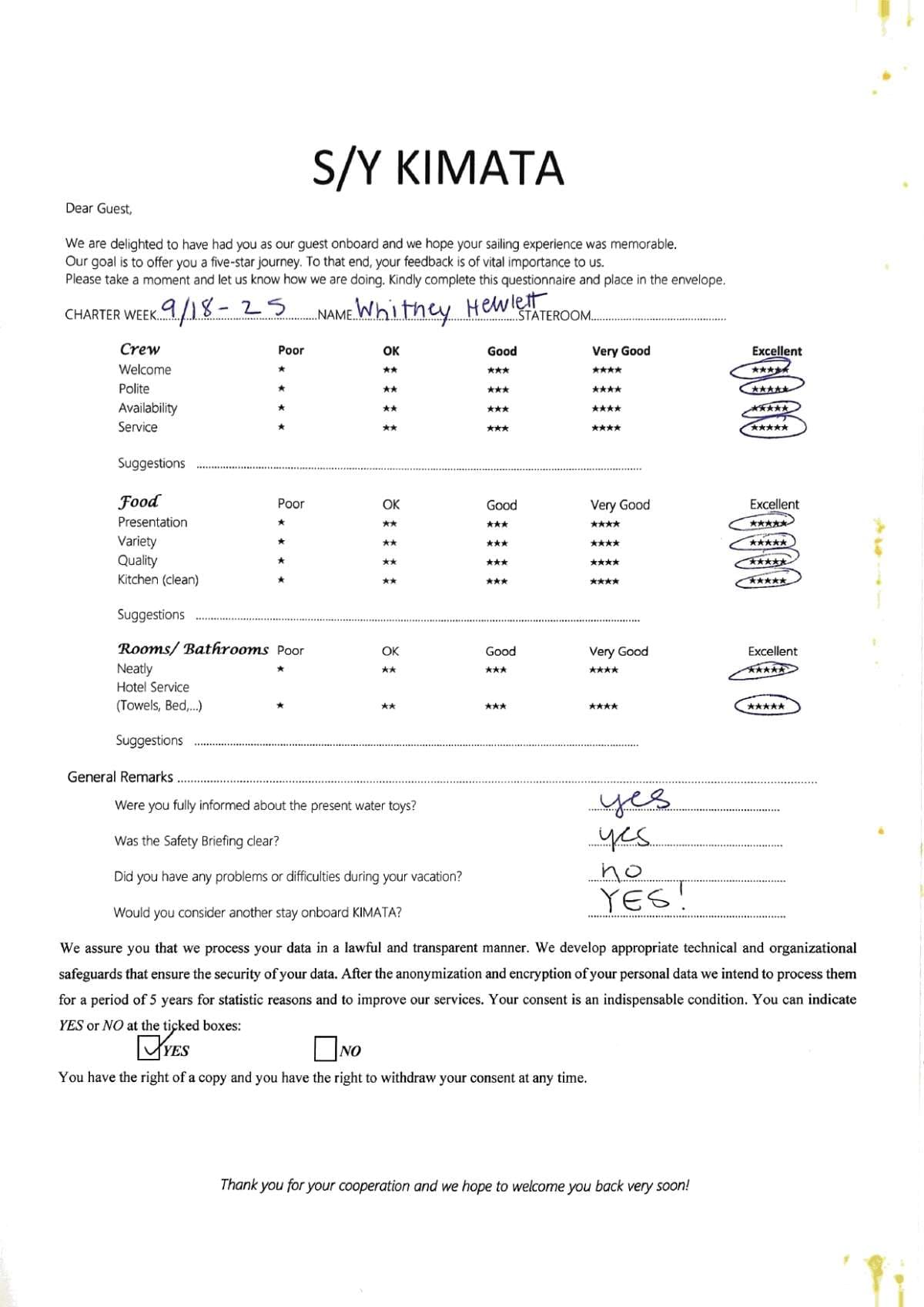 KIMATA guest review
