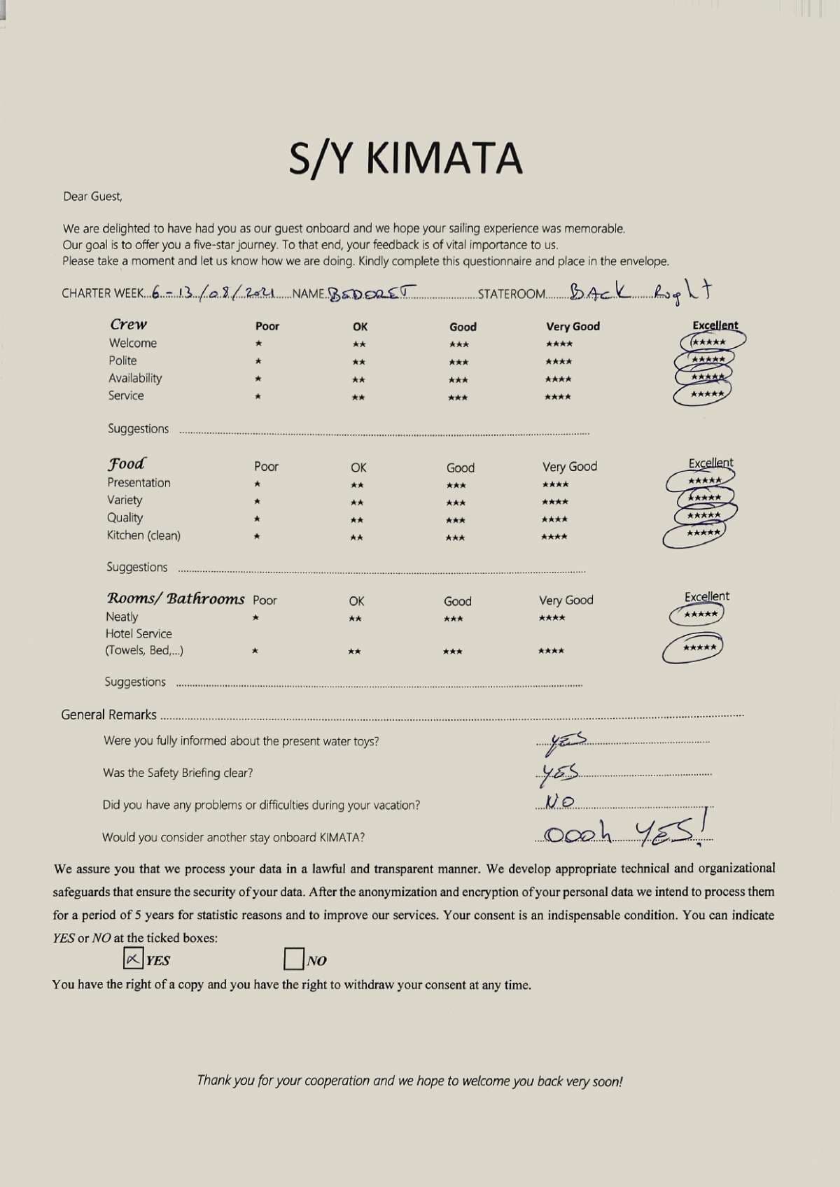 KIMATA guest review