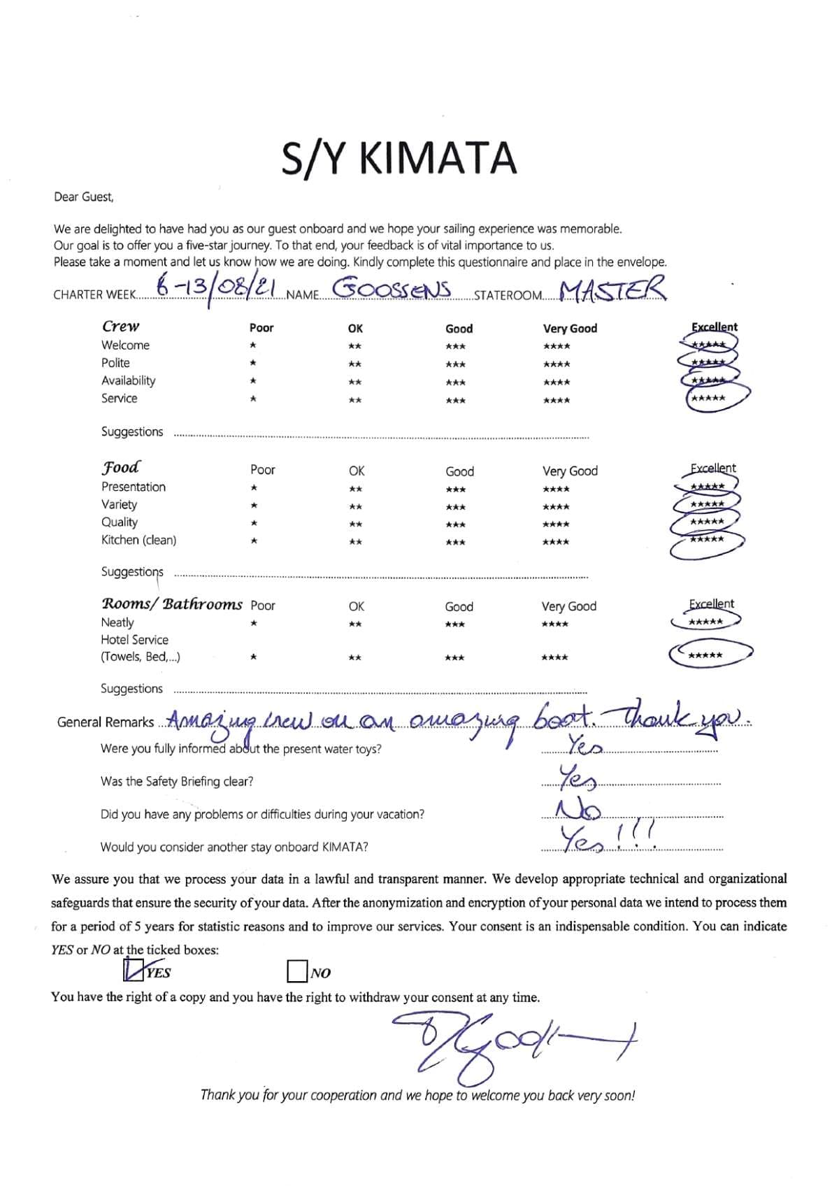 KIMATA guest review