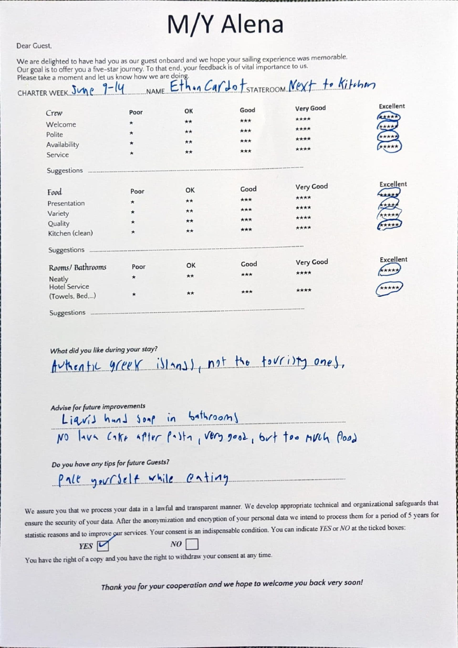 ALENA guest review