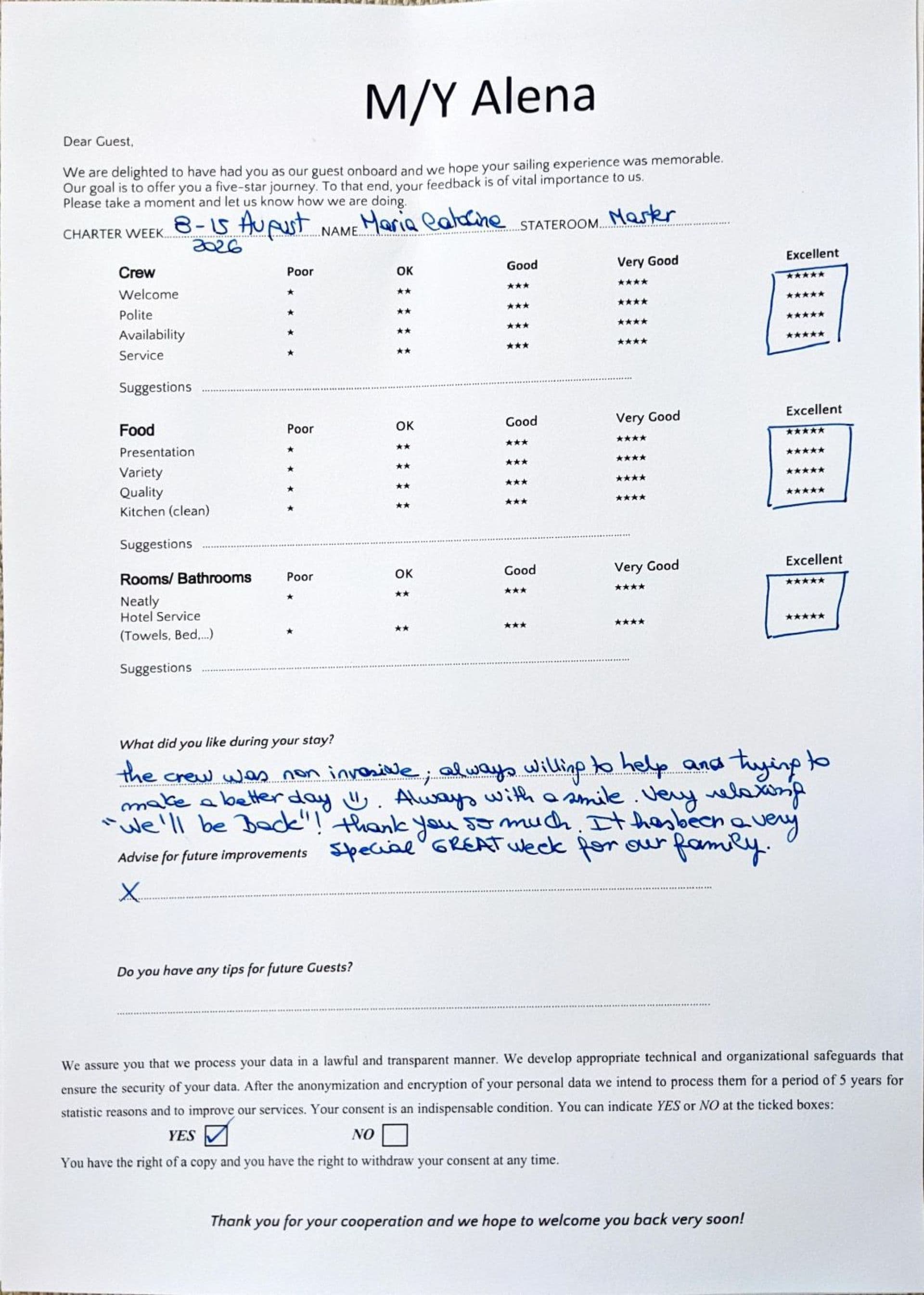 ALENA guest review