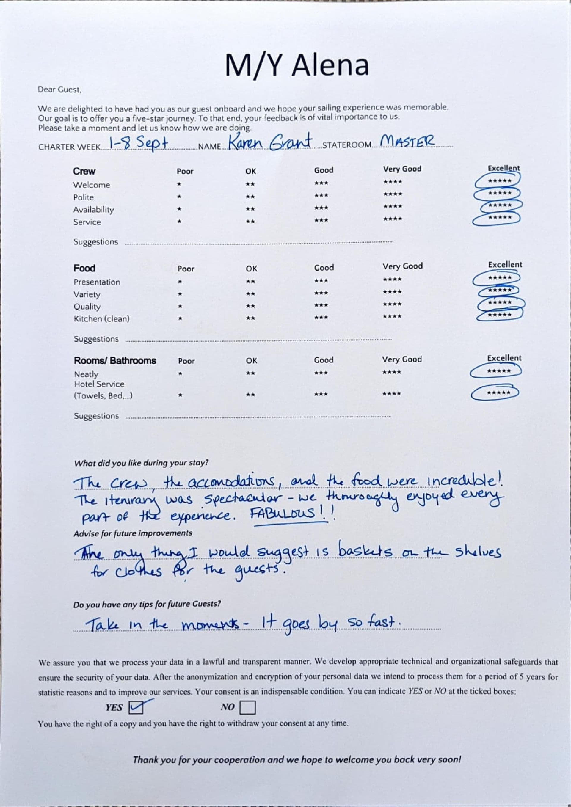 ALENA guest review