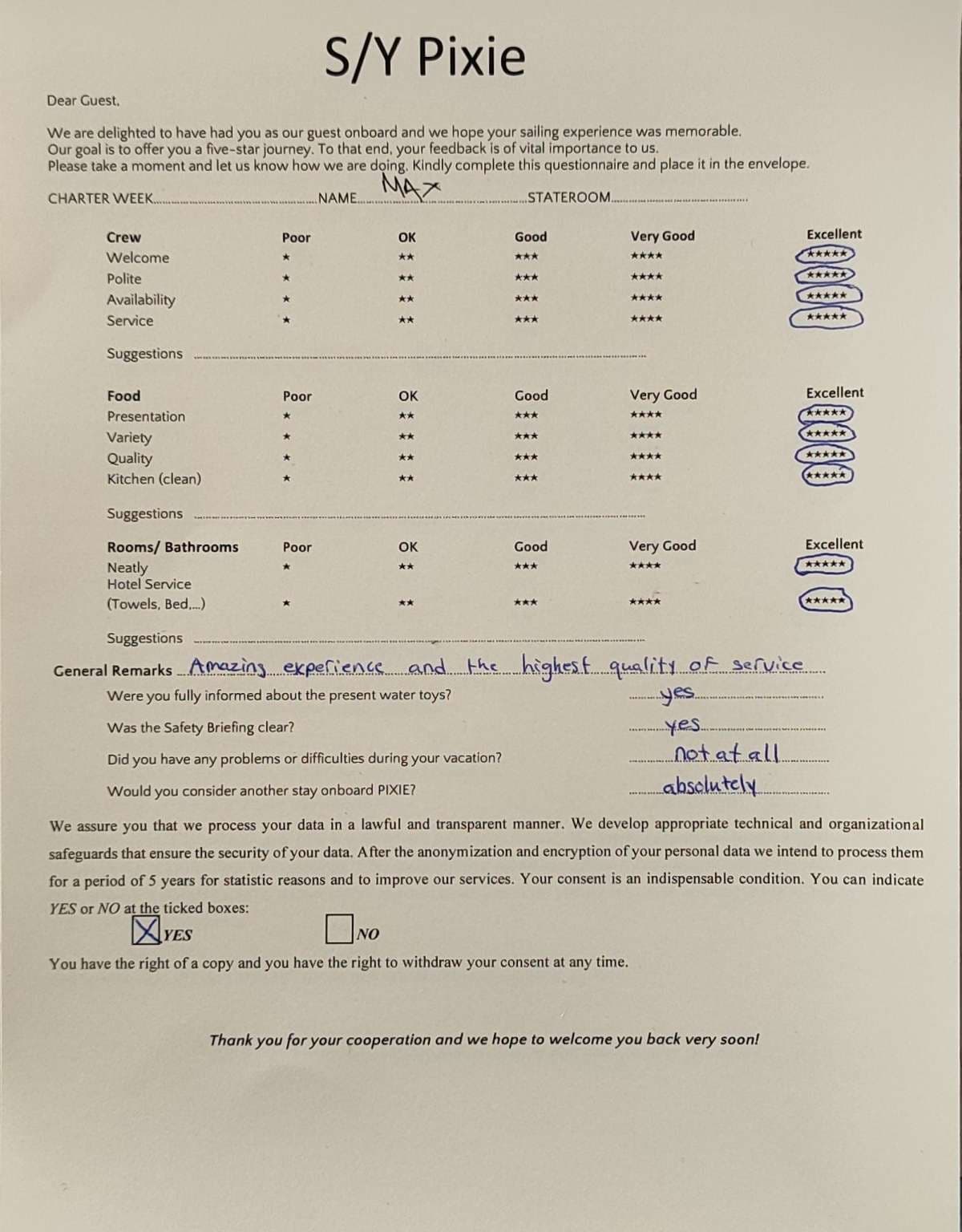PIXIE guest review