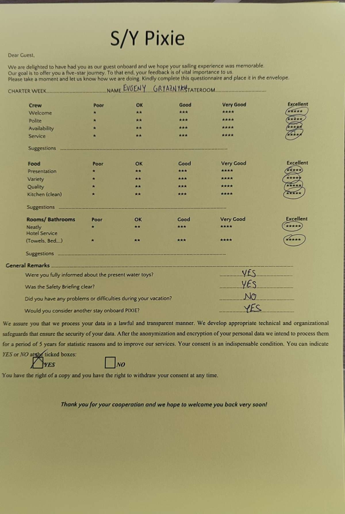 PIXIE guest review
