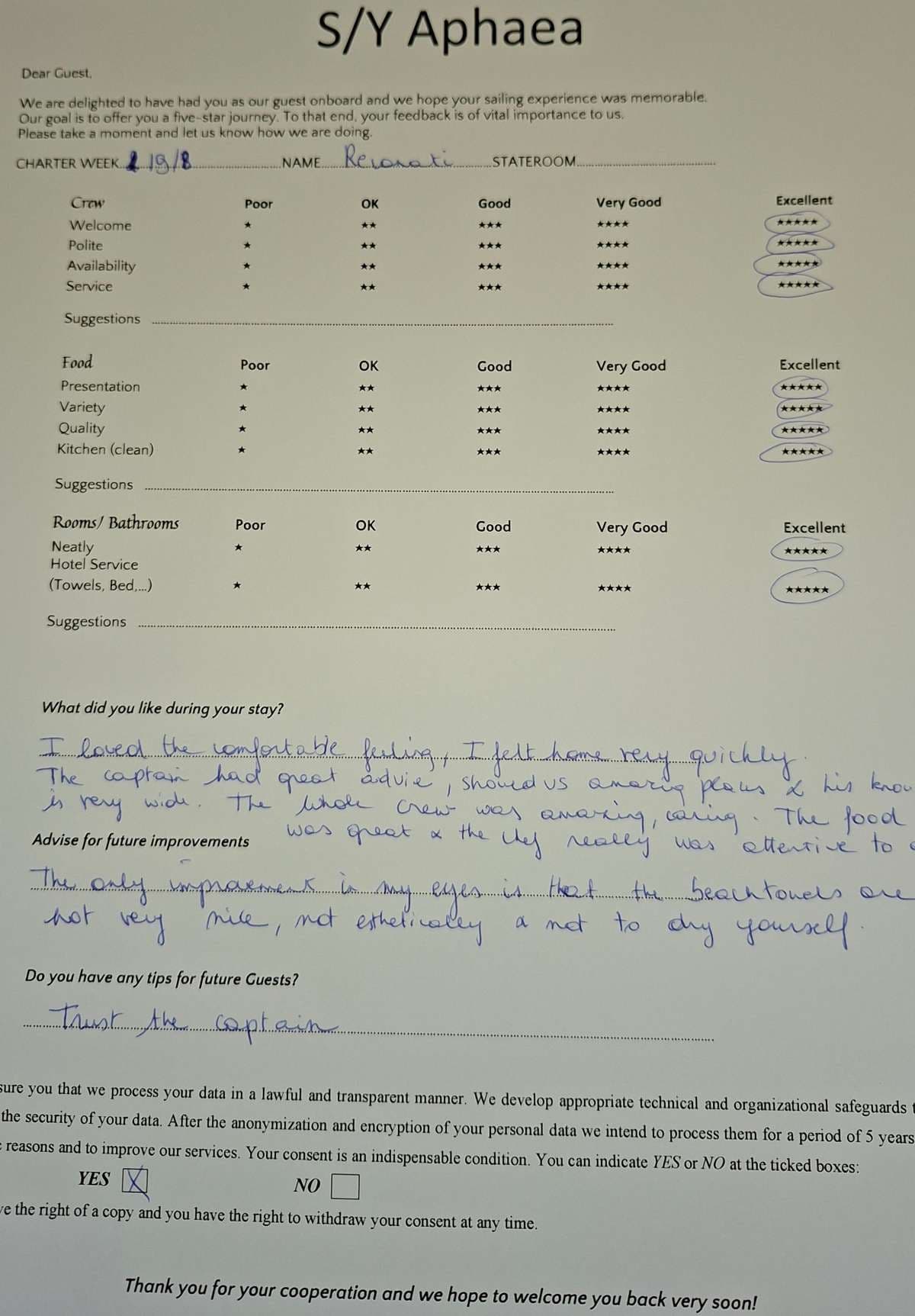 APHAEA guest review