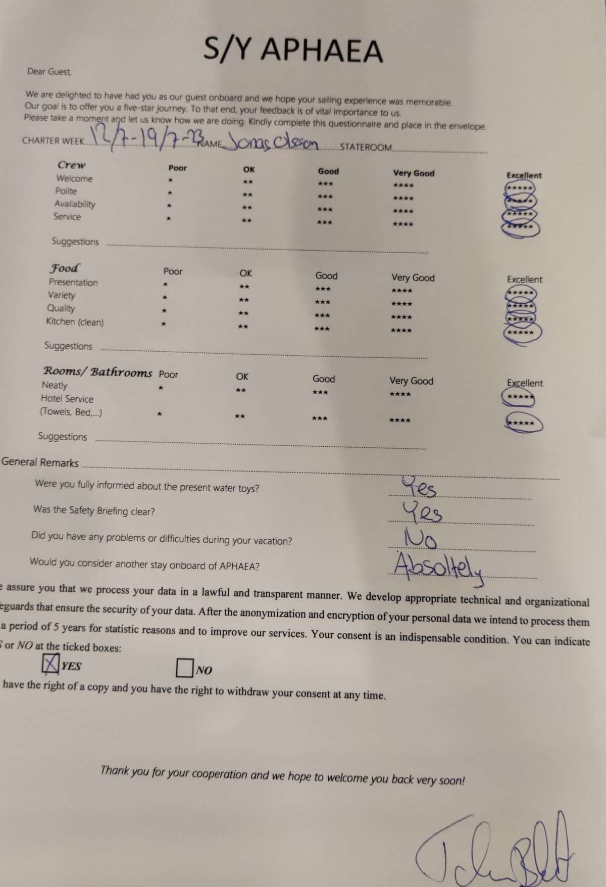 APHAEA guest review