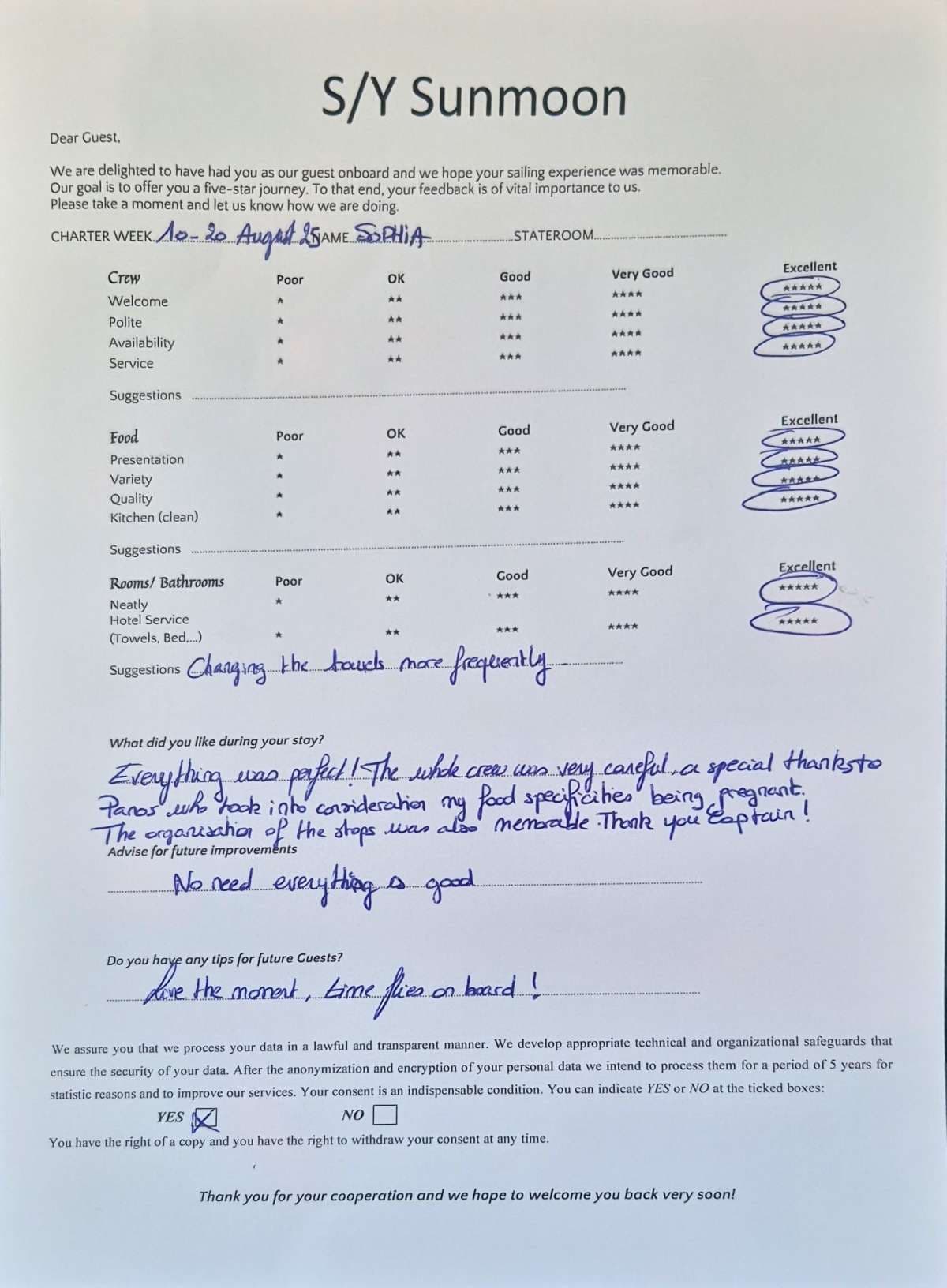 SUNMOON guest review