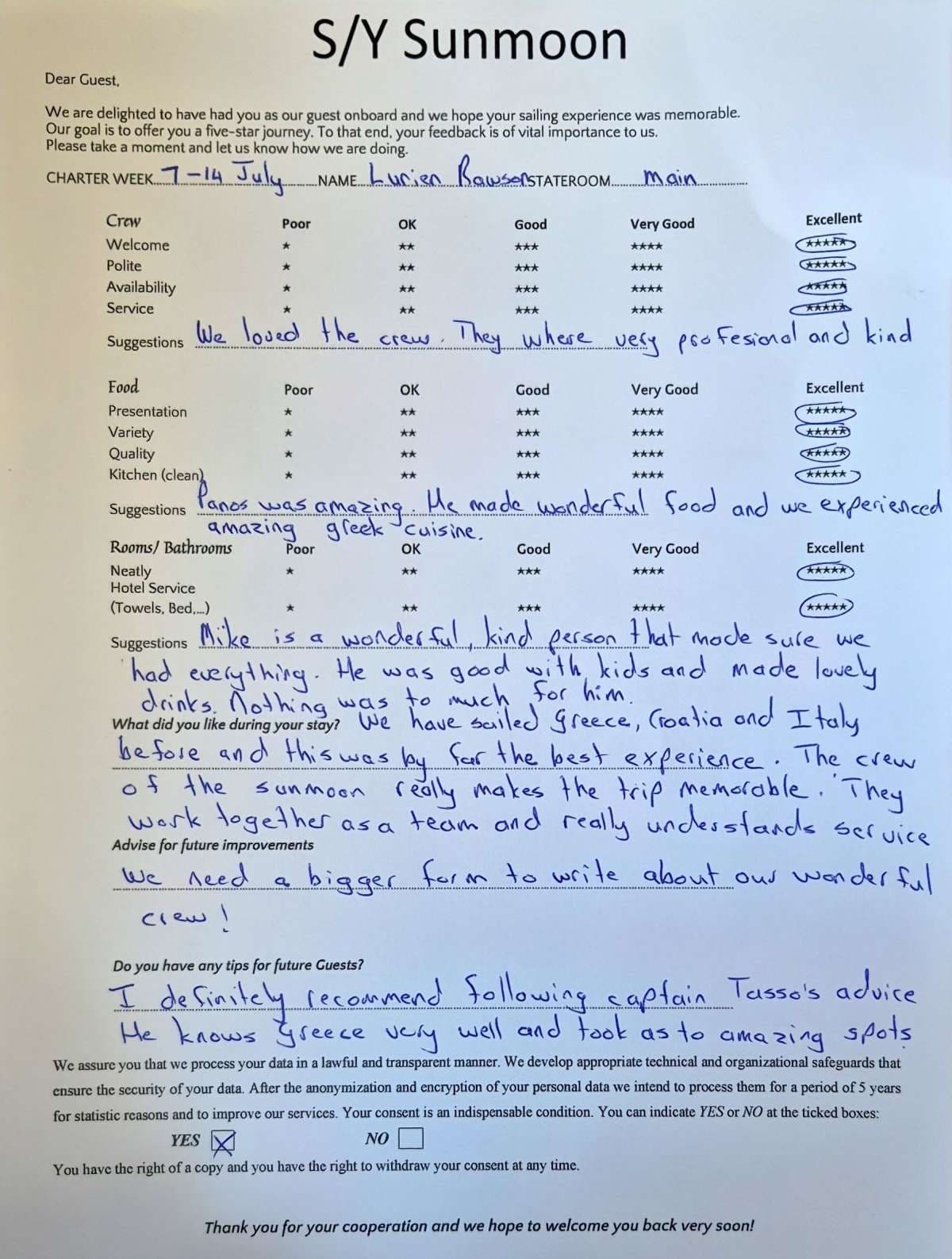 SUNMOON guest review