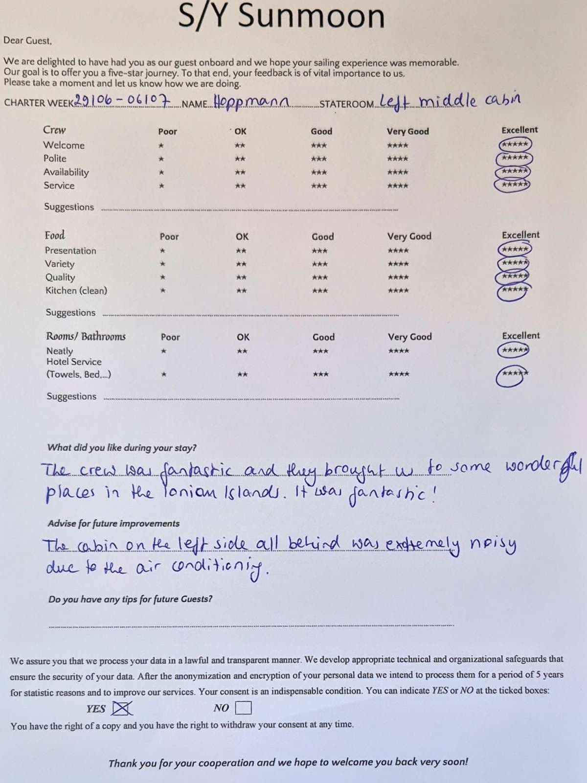 SUNMOON guest review