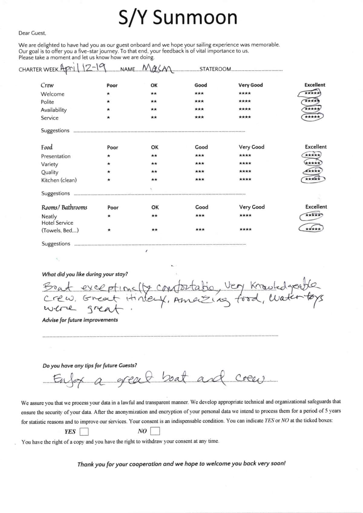 SUNMOON guest review
