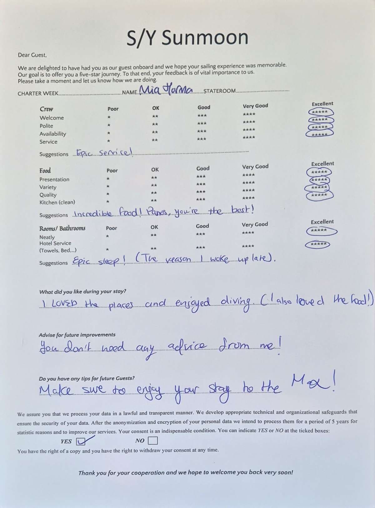 SUNMOON guest review
