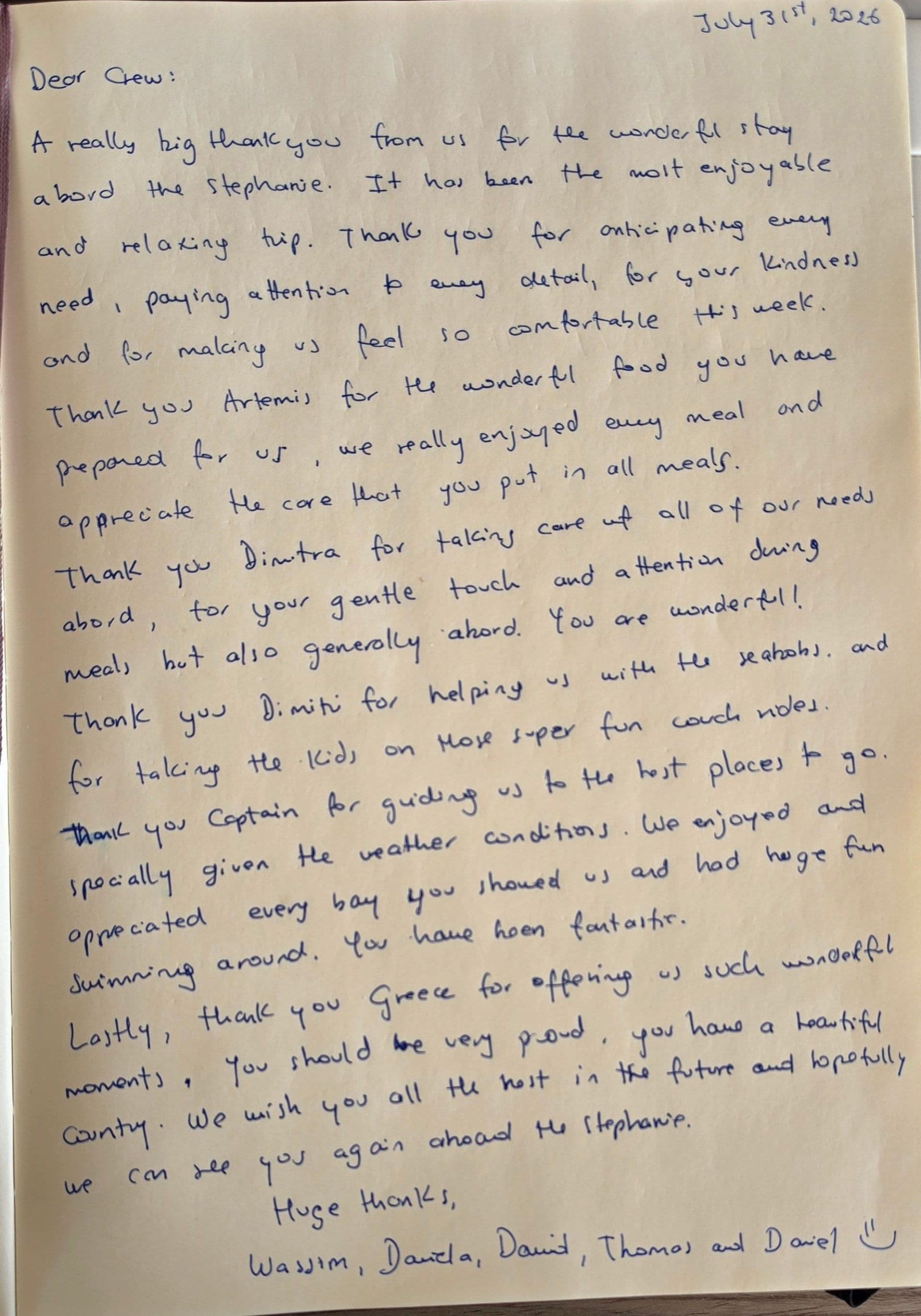 STEPHANIE guest review