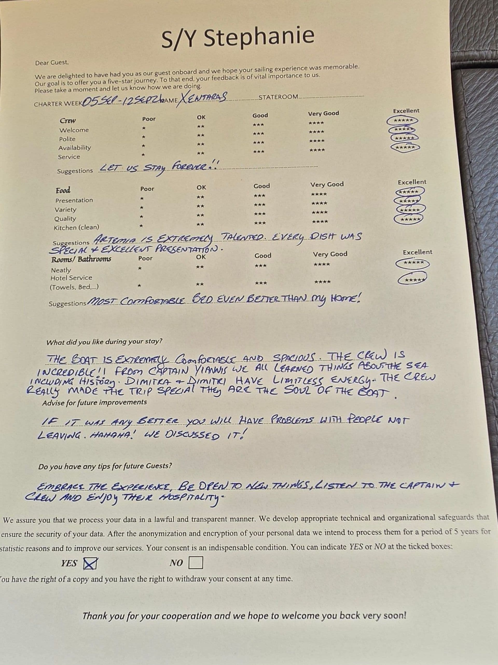 STEPHANIE guest review