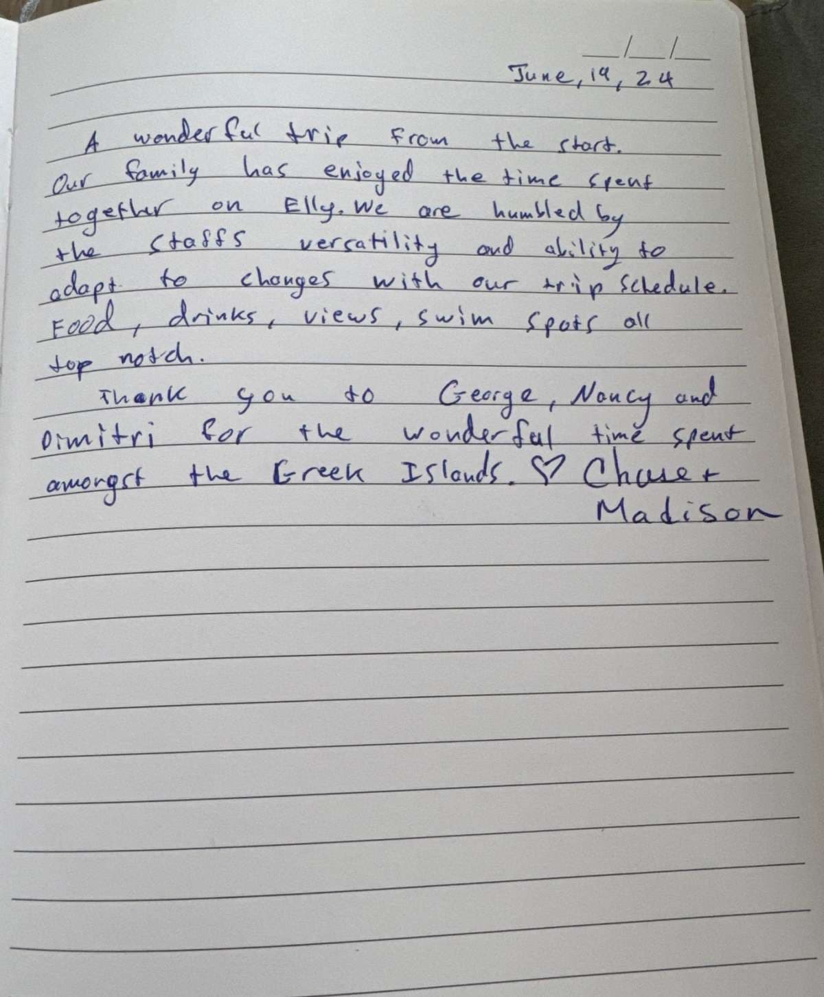 Elly guest review