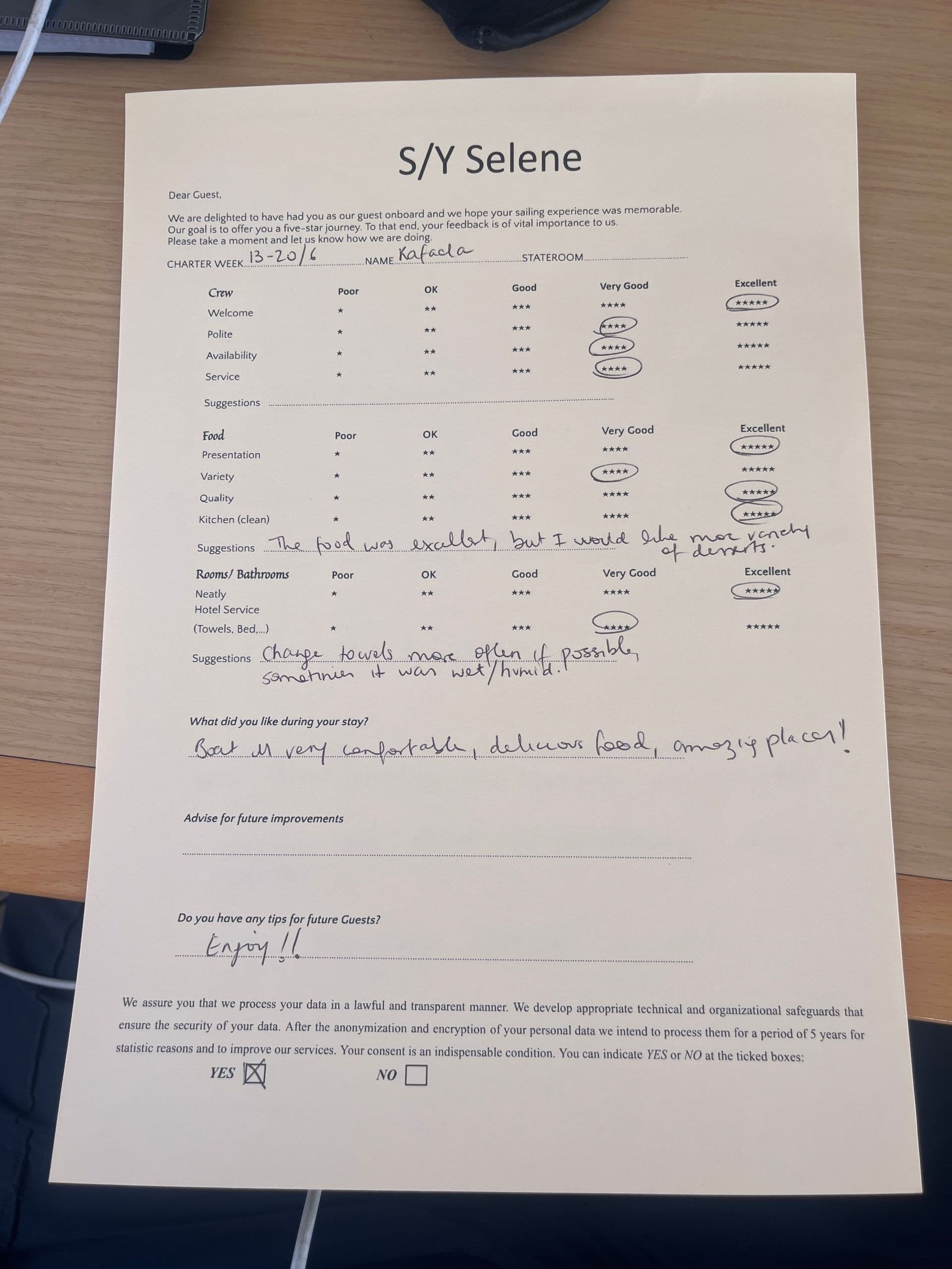 SELENE guest review