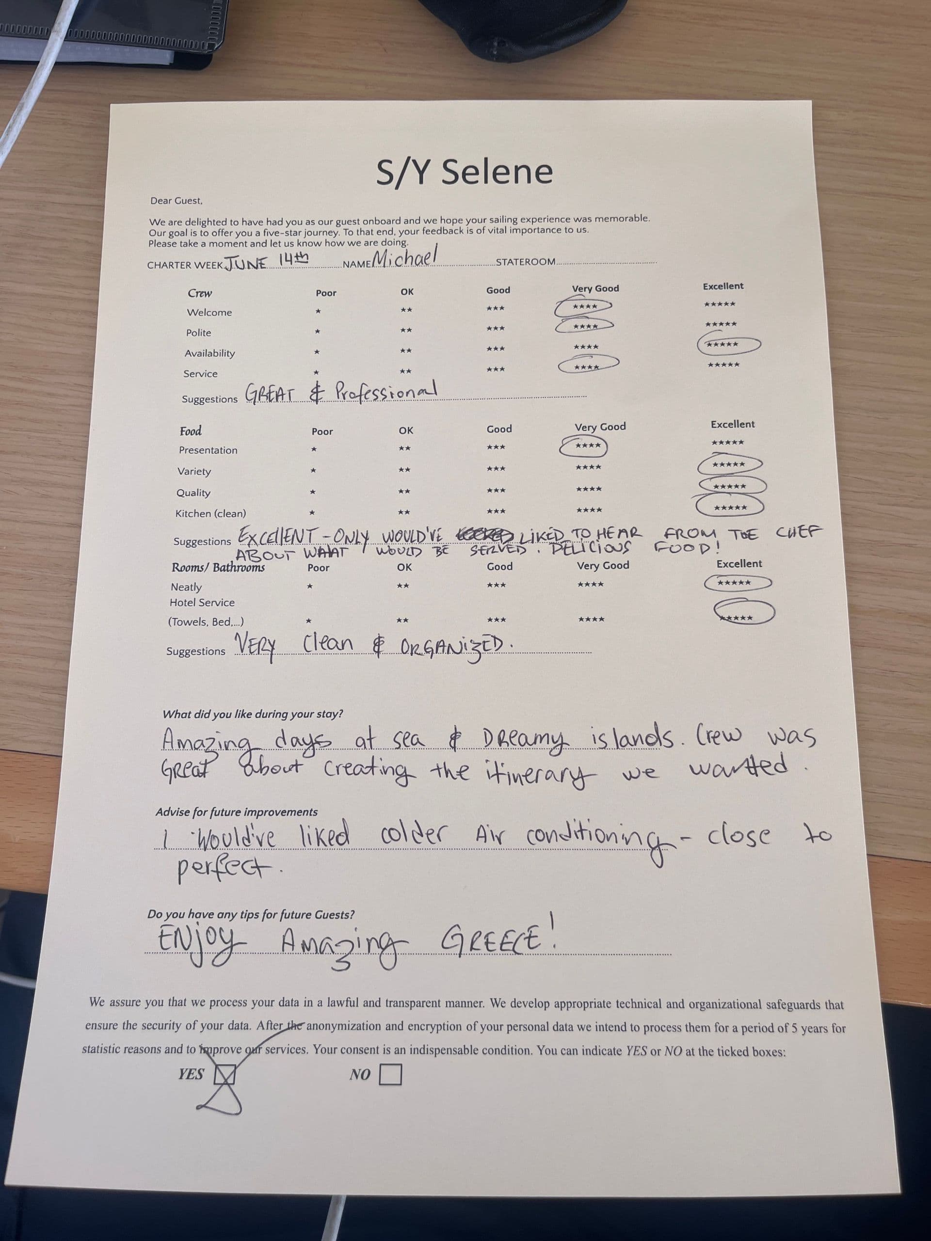 SELENE guest review