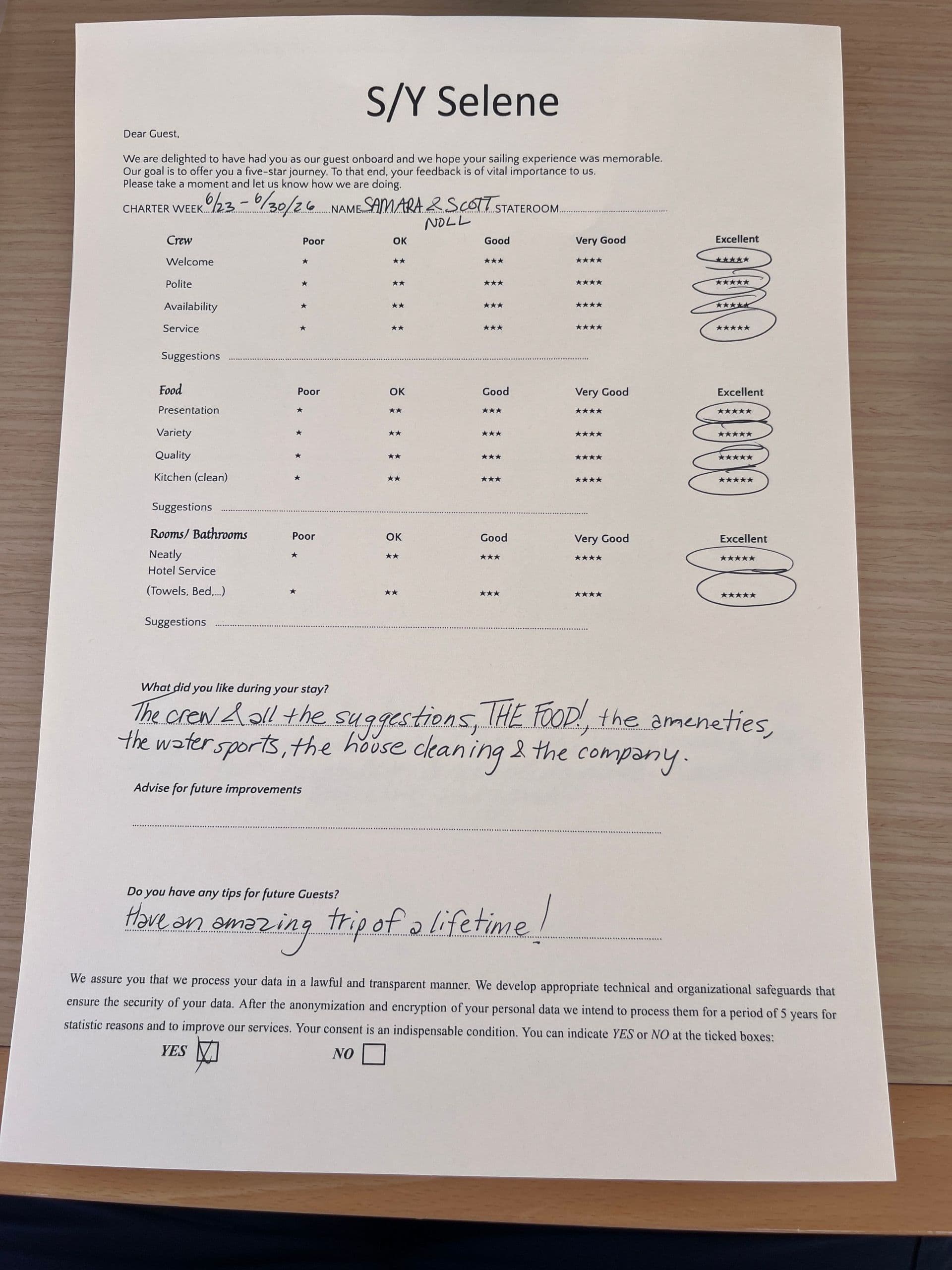 SELENE guest review