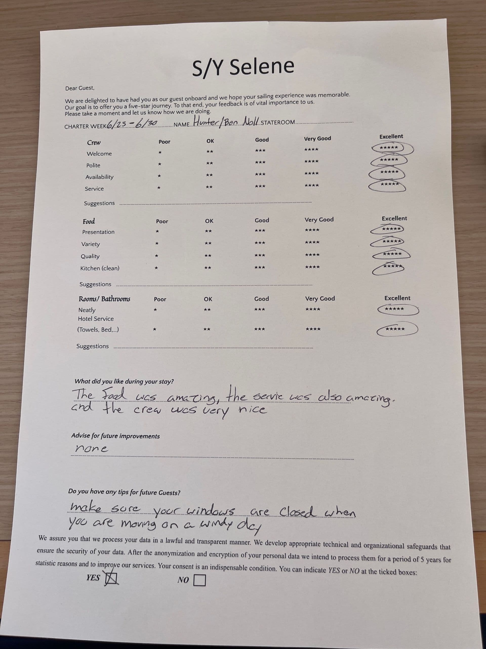 SELENE guest review
