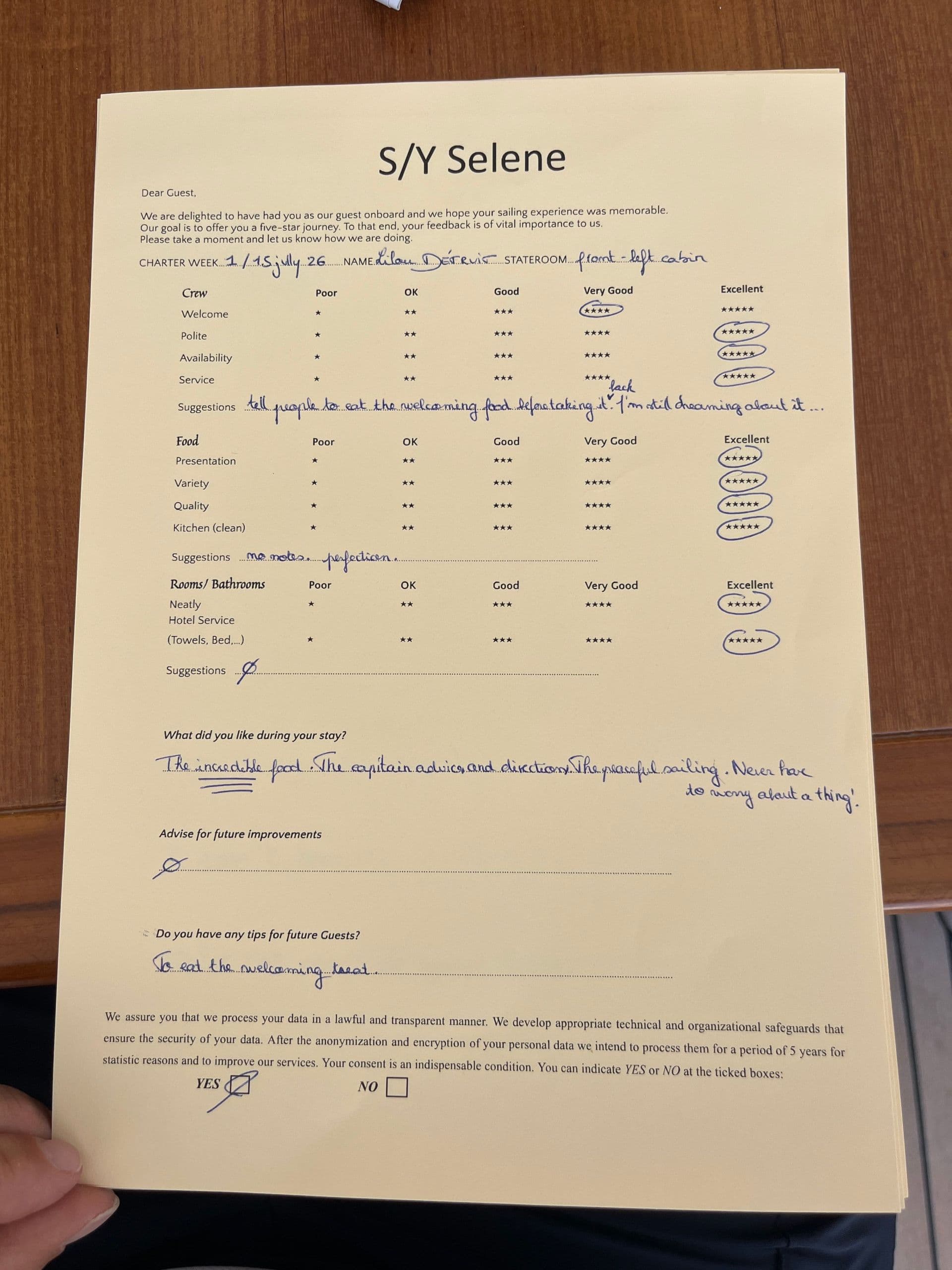 SELENE guest review