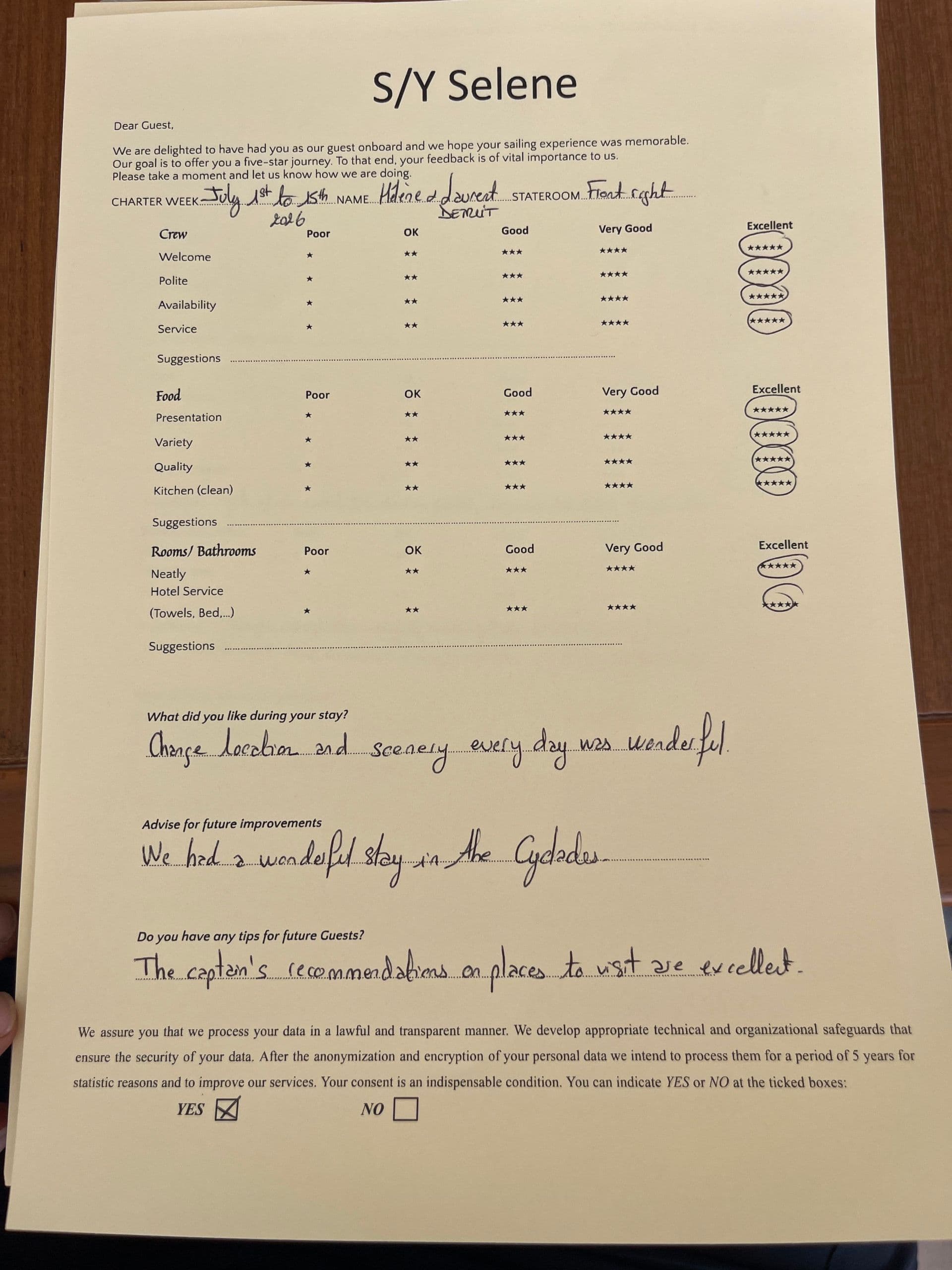 SELENE guest review