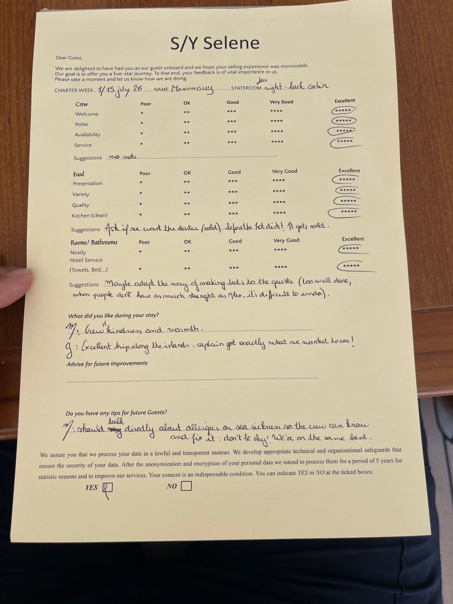 SELENE guest review