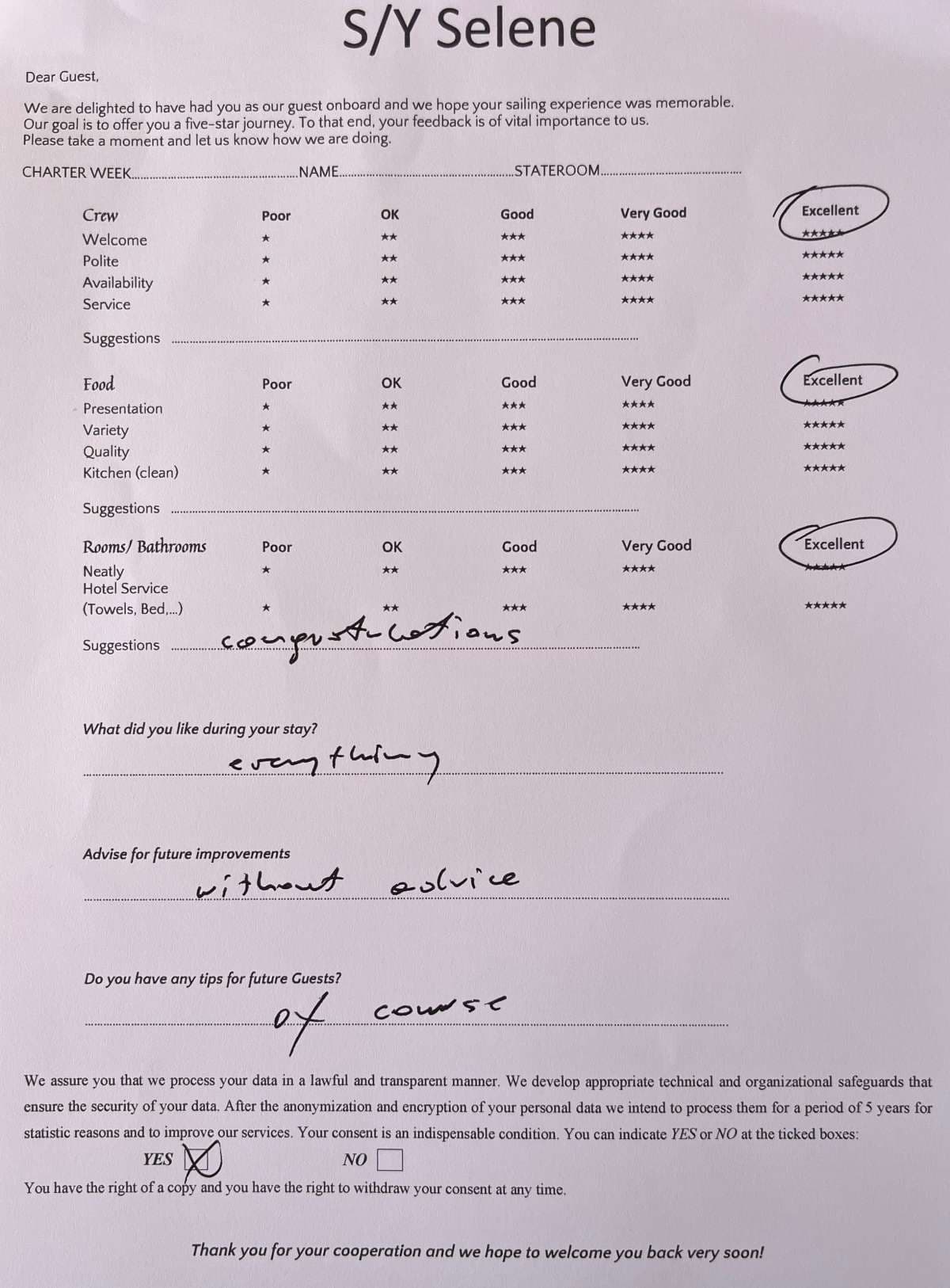 SELENE guest review