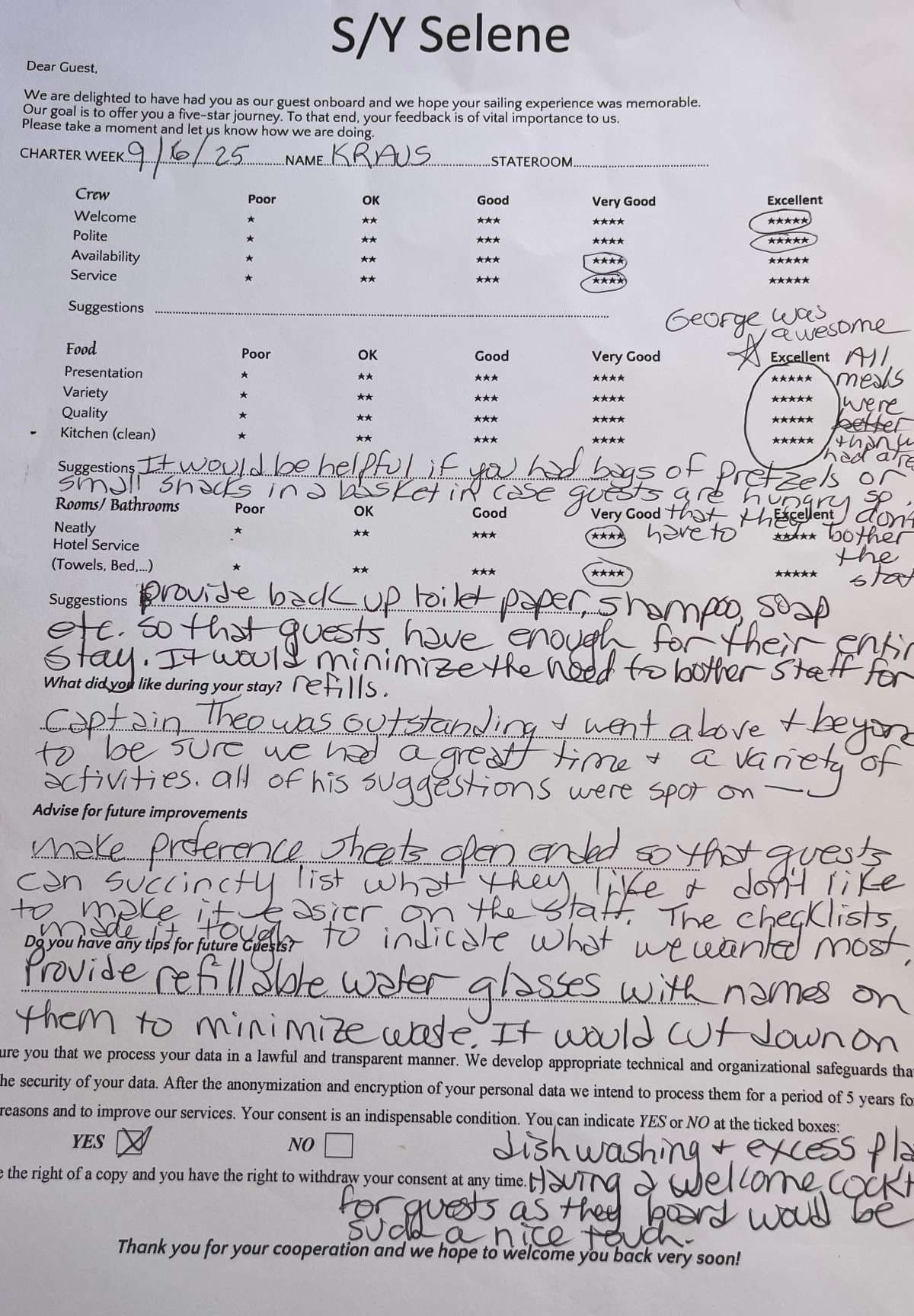 SELENE guest review