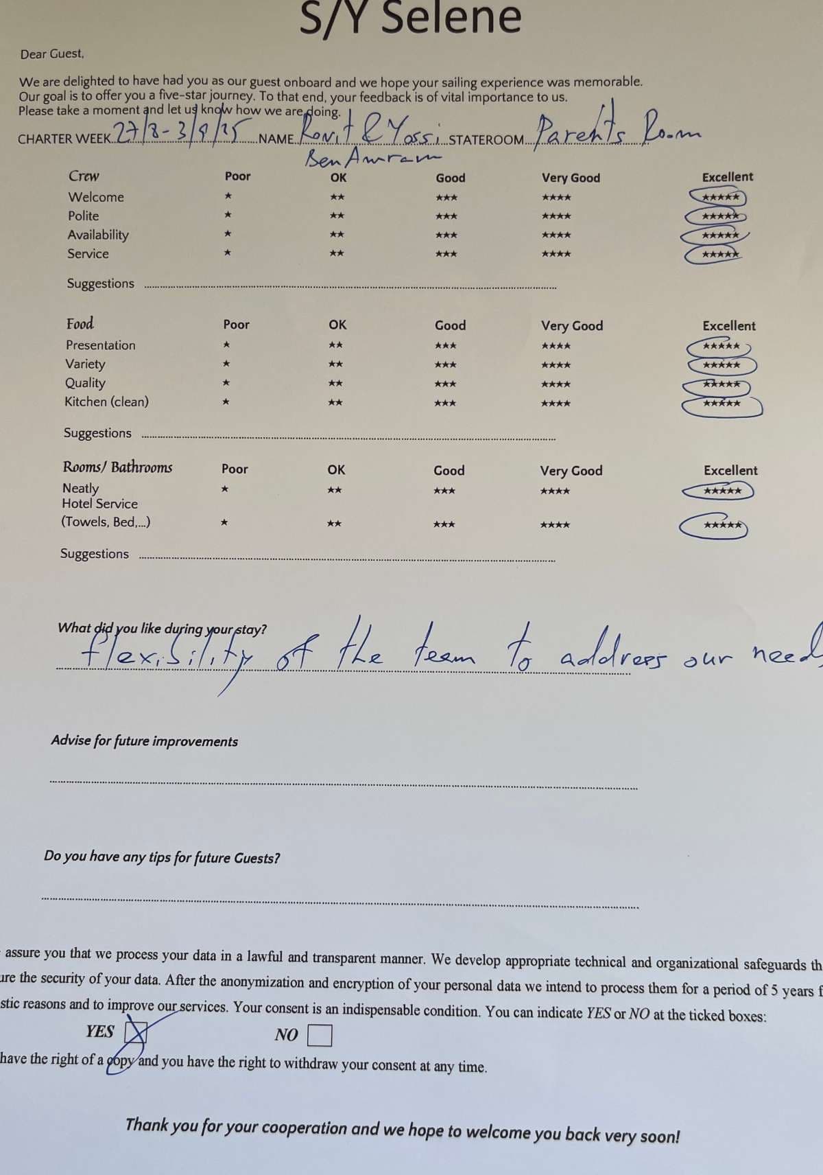 SELENE guest review
