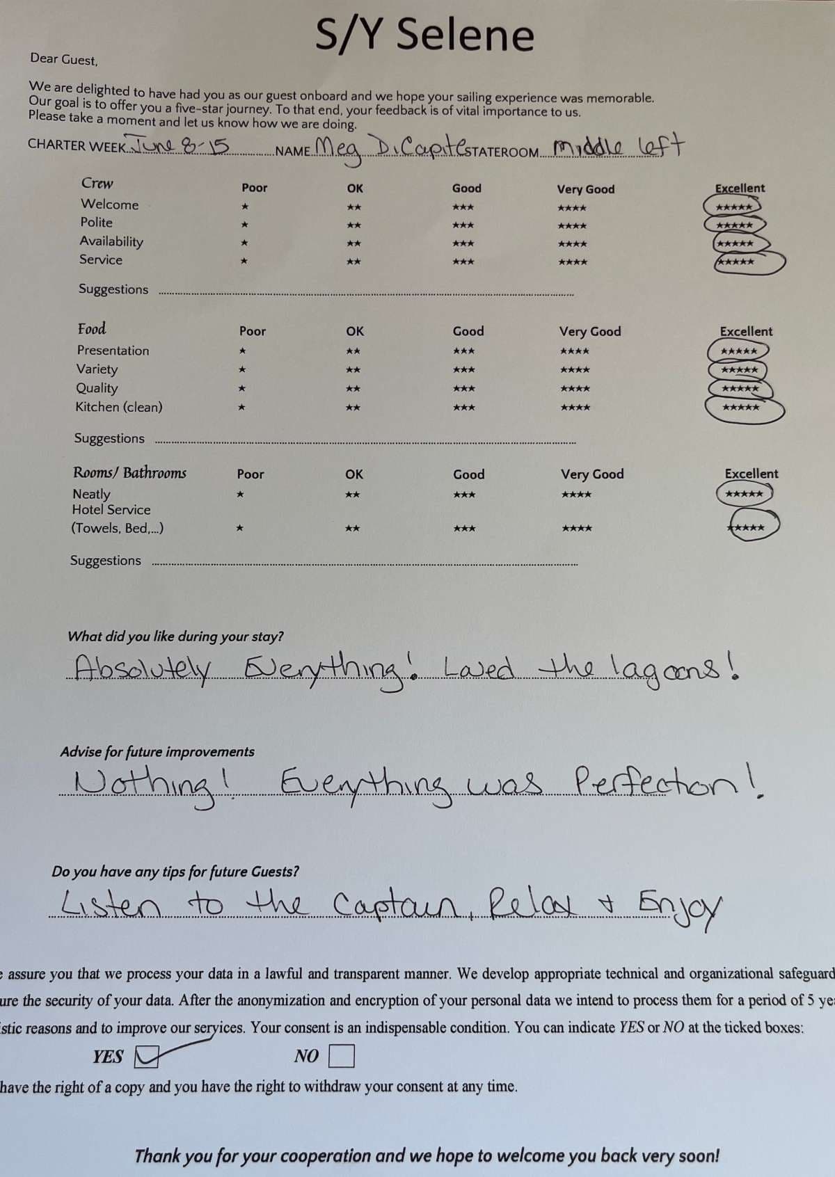 SELENE guest review