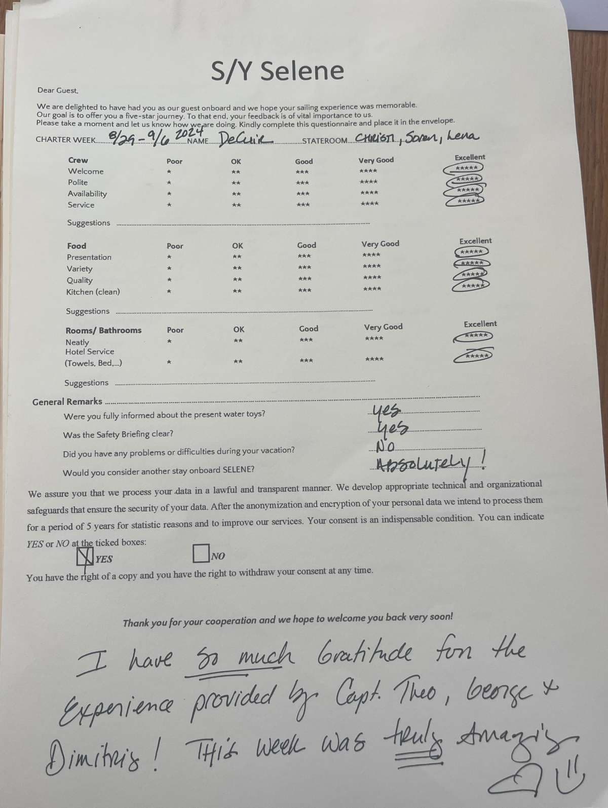 SELENE guest review