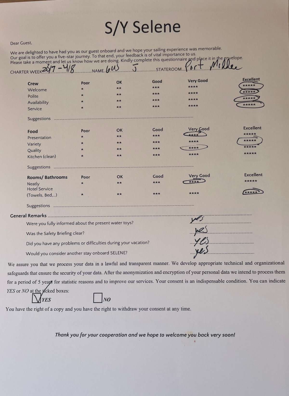 SELENE guest review