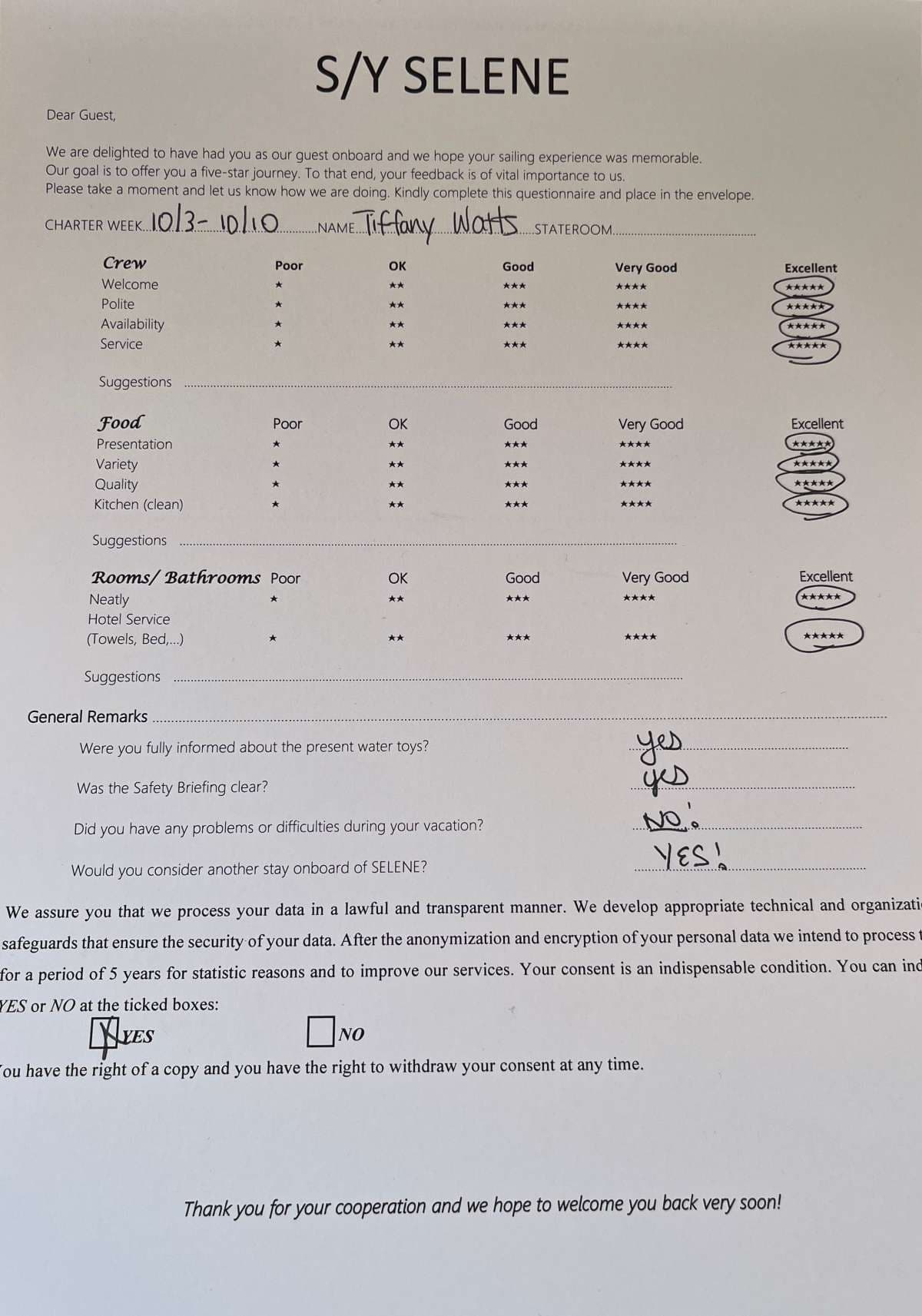 SELENE guest review