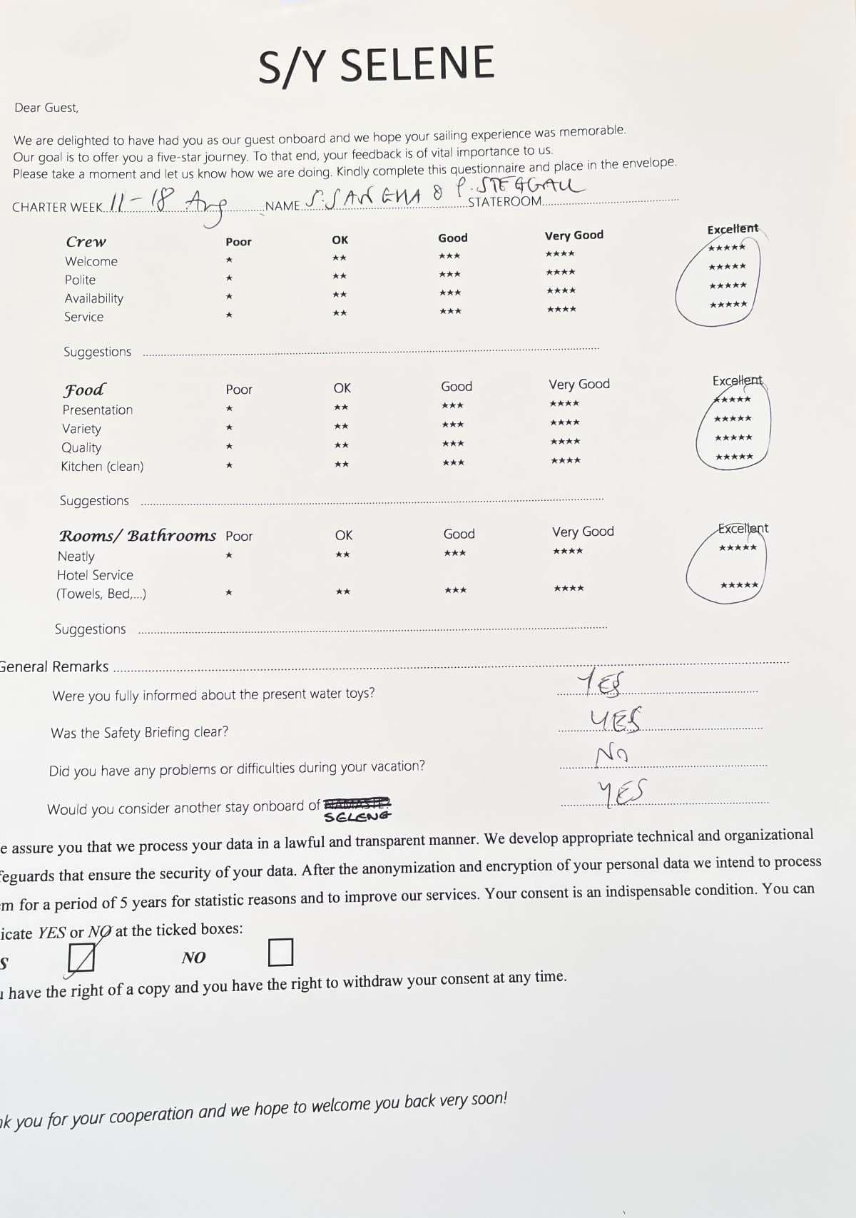 SELENE guest review