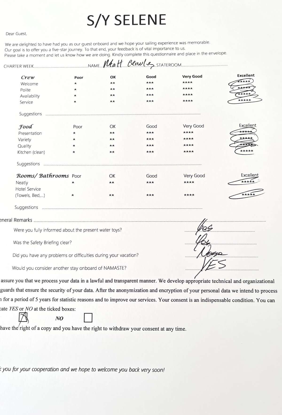 SELENE guest review