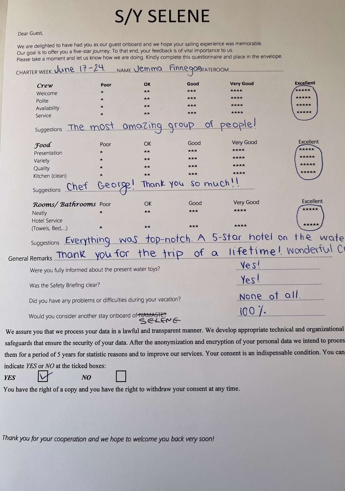 SELENE guest review
