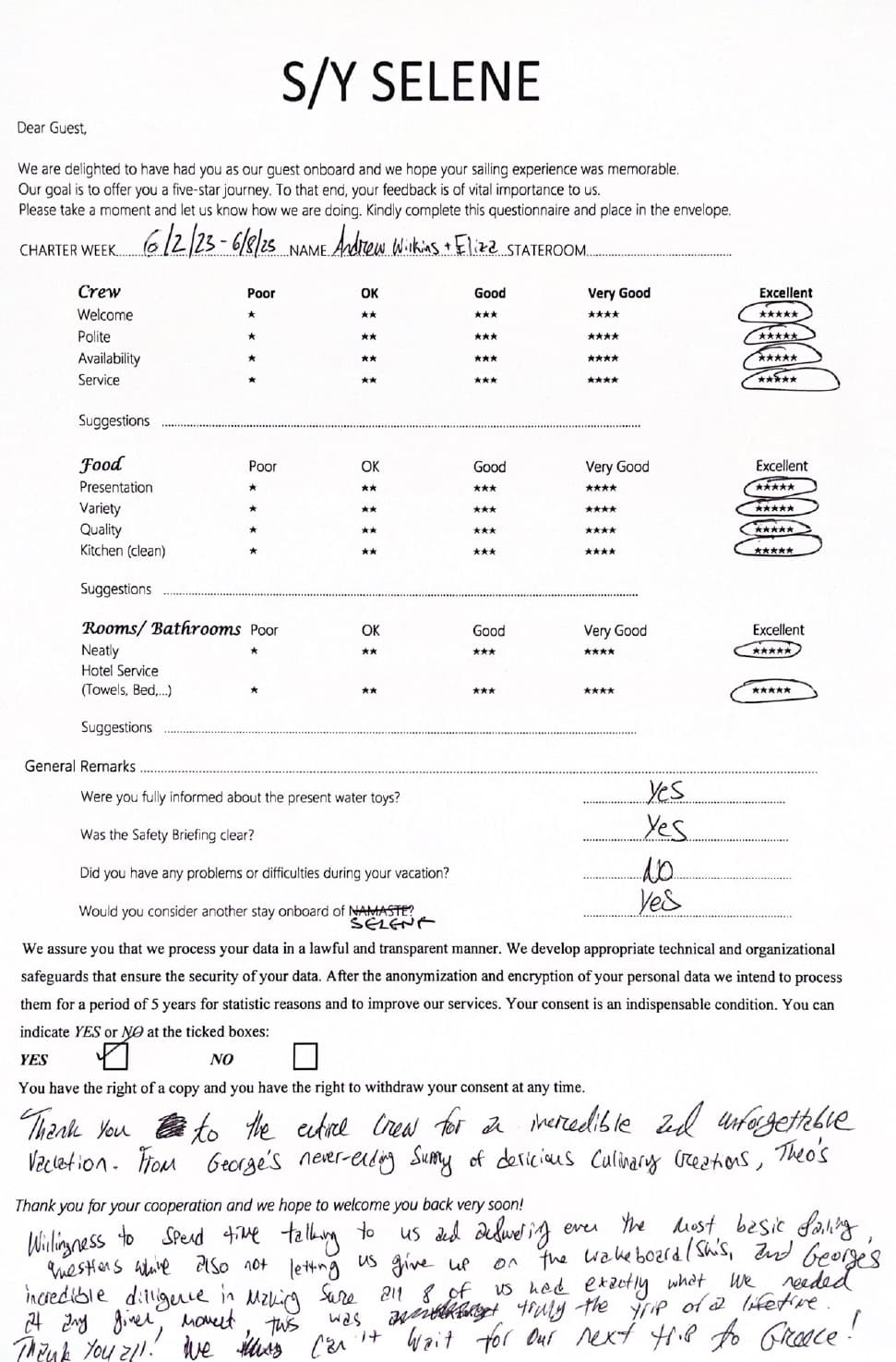 SELENE guest review