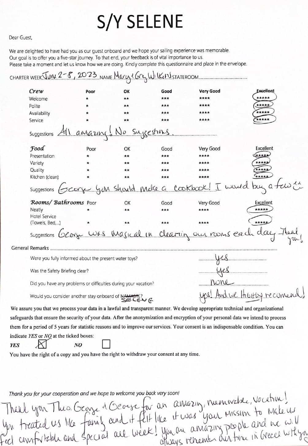 SELENE guest review