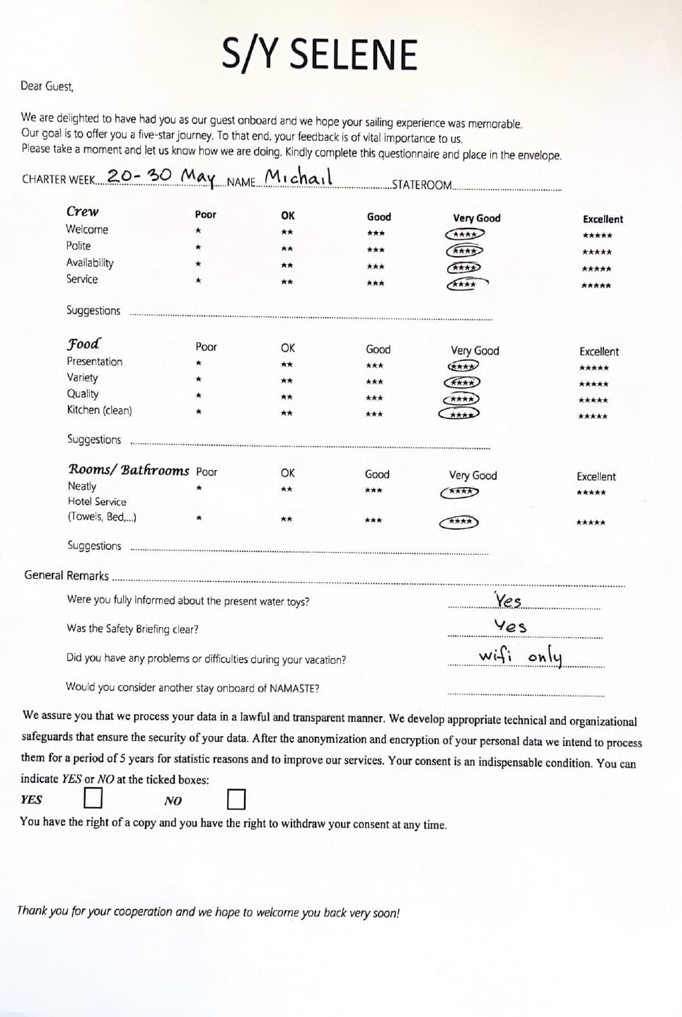 SELENE guest review