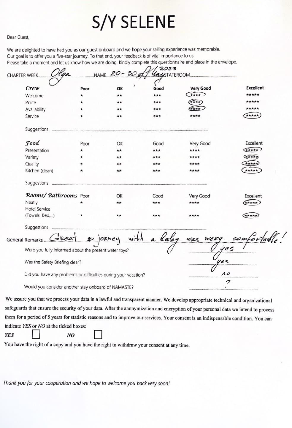 SELENE guest review