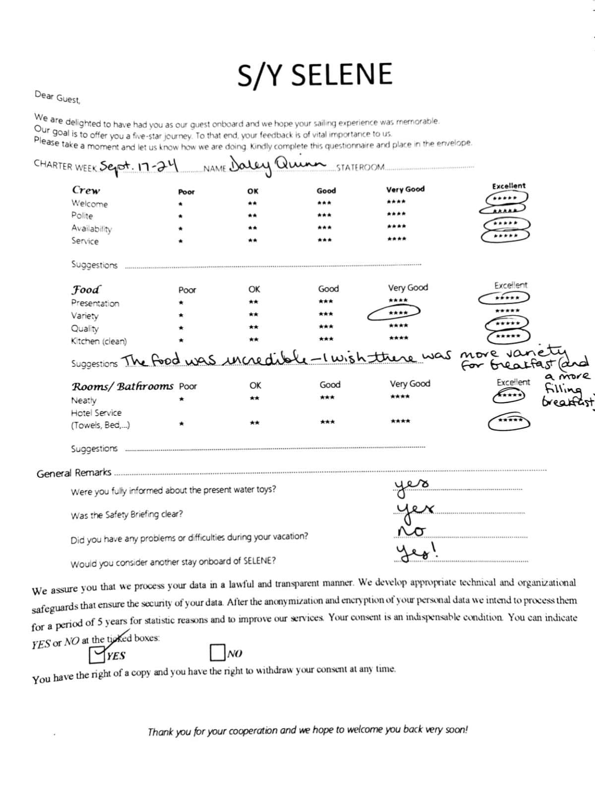 SELENE guest review