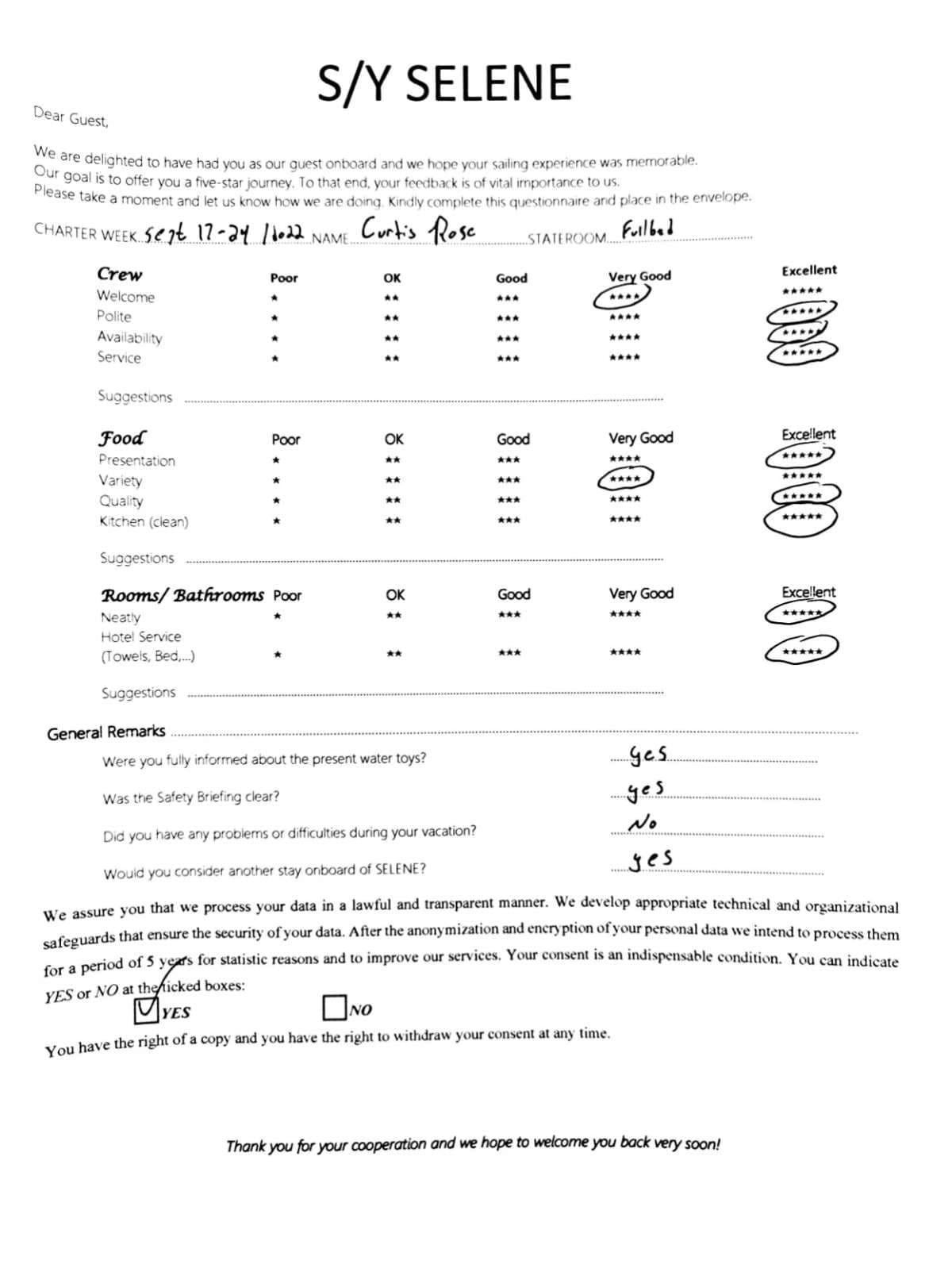 SELENE guest review